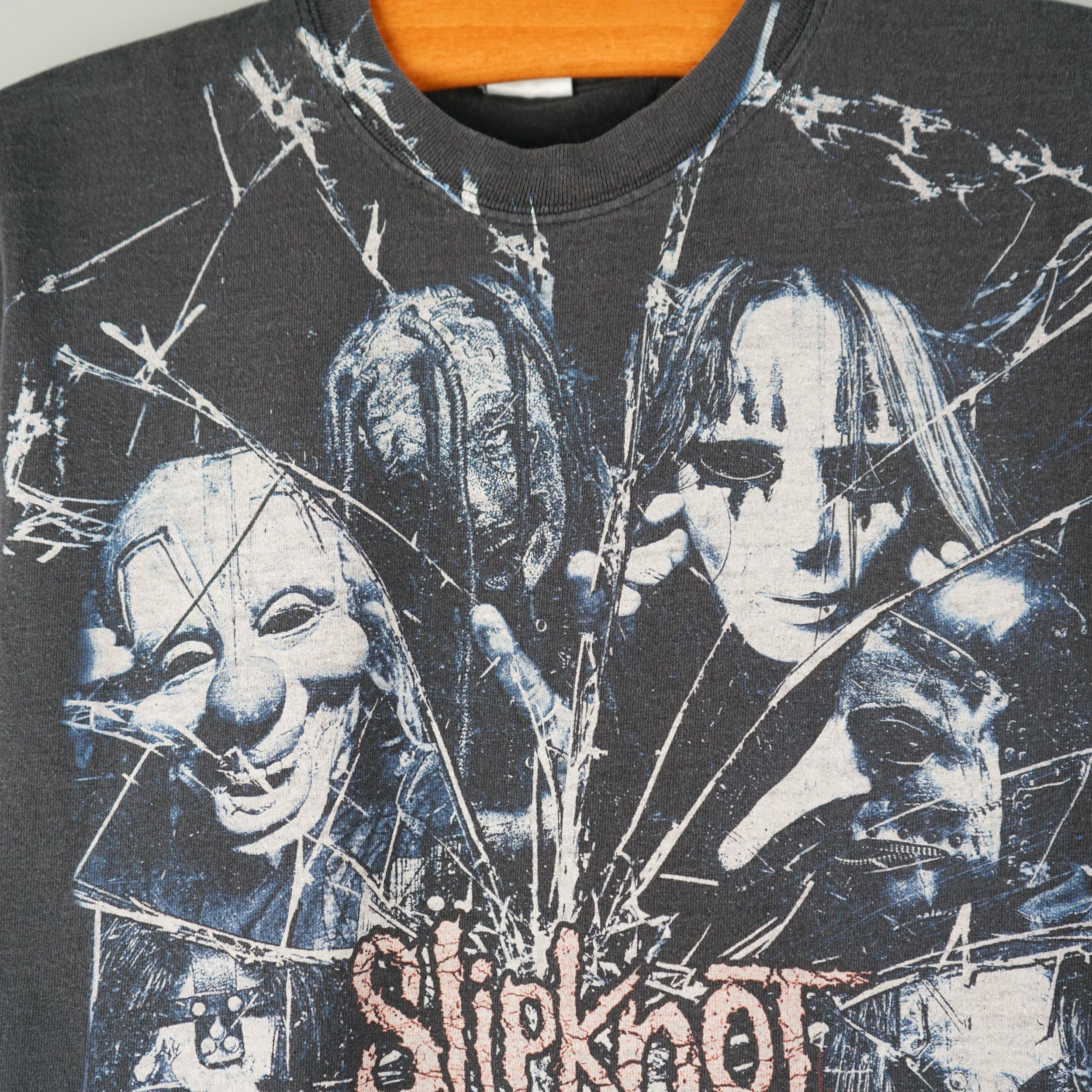 Band Tees × Vintage Vintage 2000s Slipknot All Over Print T-Shirt Size US S / EU 44-46 / 1 - 3 Thumbnail