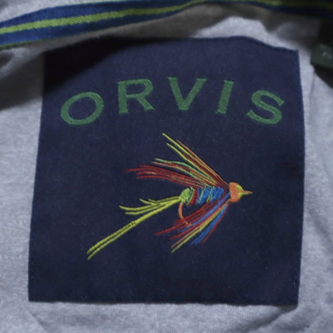 Orvis VINTAGE Orvis Drytex Pima Cotton Blend Solid Polo Shirt Gray Men's 2XL Size US XXL / EU 58 / 5 - 5 Thumbnail