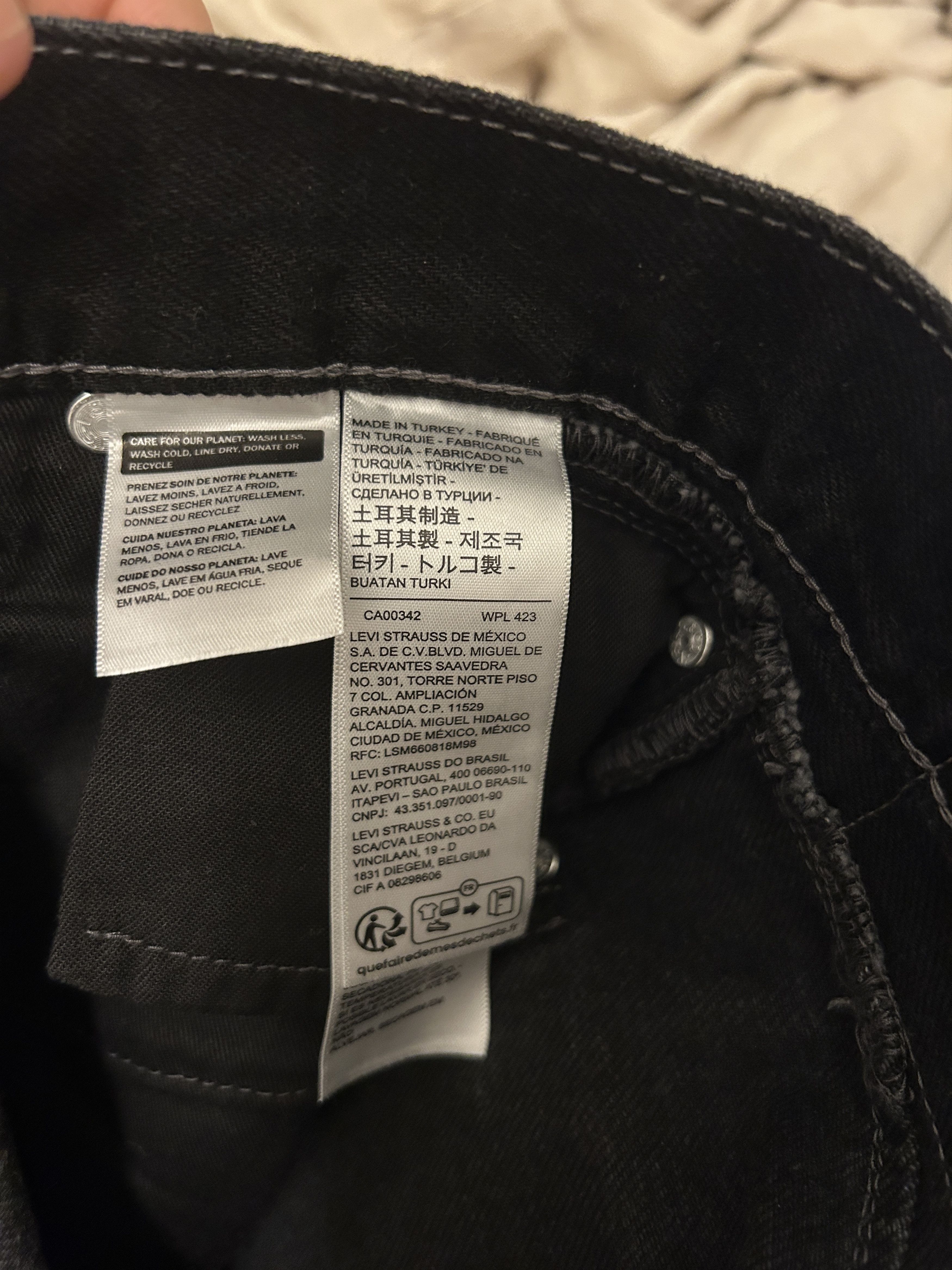 Kiko Kostadinov × Levi's Levi's Articulate Knee Trouser – Black Denim Size US 38 / EU 54 - 10 Thumbnail