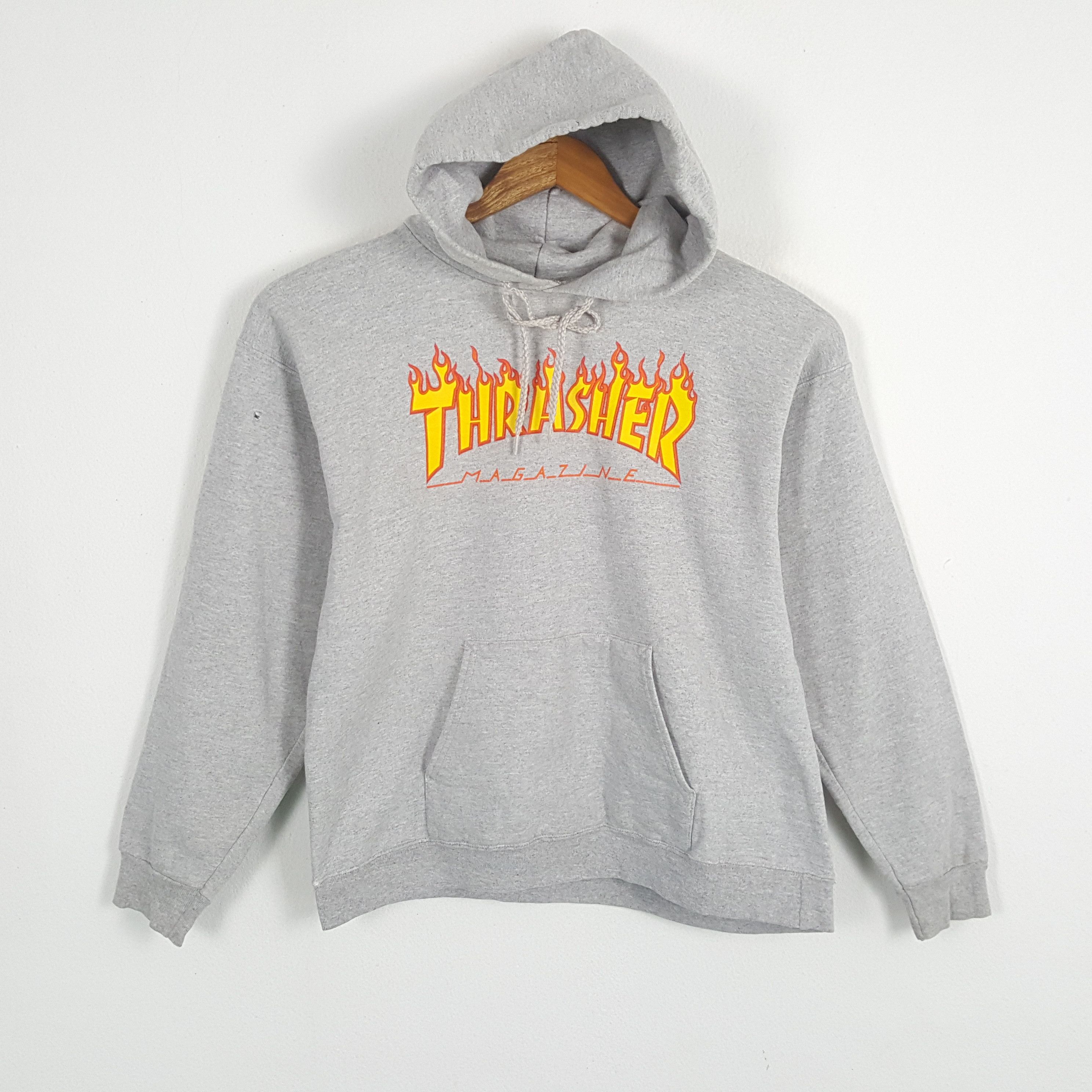 Thrasher × Vintage Vintage THRASHER American Skateboard Streetwear Hoodies Size US M / EU 48-50 / 2 - 1 Thumbnail