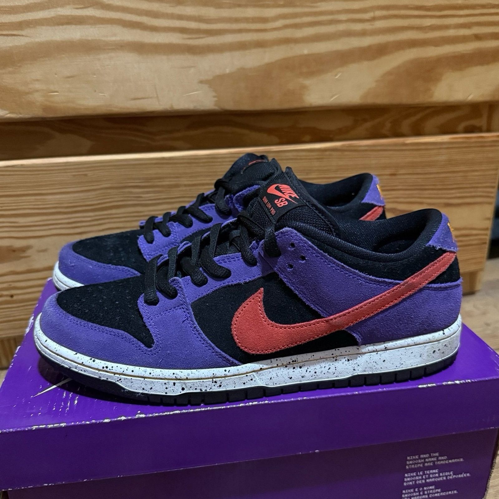 Nike Nike SB Dunk Low ACG Terra Sunburst Varsity Purple Size US 9.5 / EU 42-43 - 1 Thumbnail