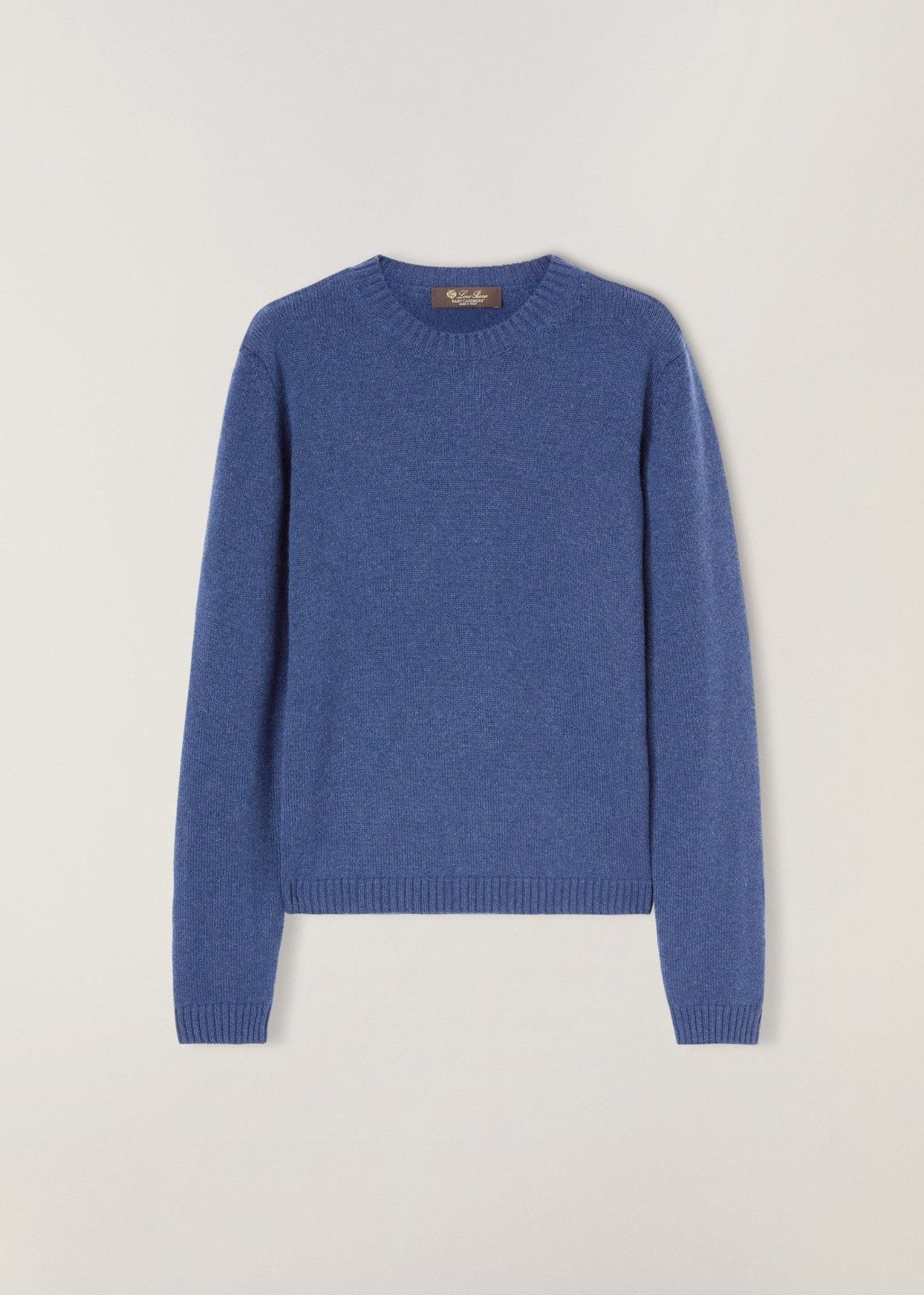 Loro Piana o1srvl11e0125 Parksville Crewneck Sweater in Blue Size M / US 6-8 / IT 42-44 - 1 Preview