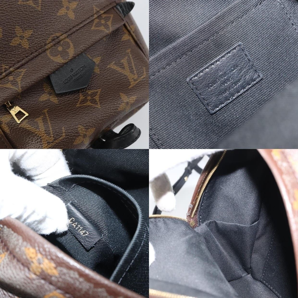 Louis Vuitton Louis Vuitton Monogram Palm Springs Mini Backpack Brown Size ONE SIZE - 14 Thumbnail
