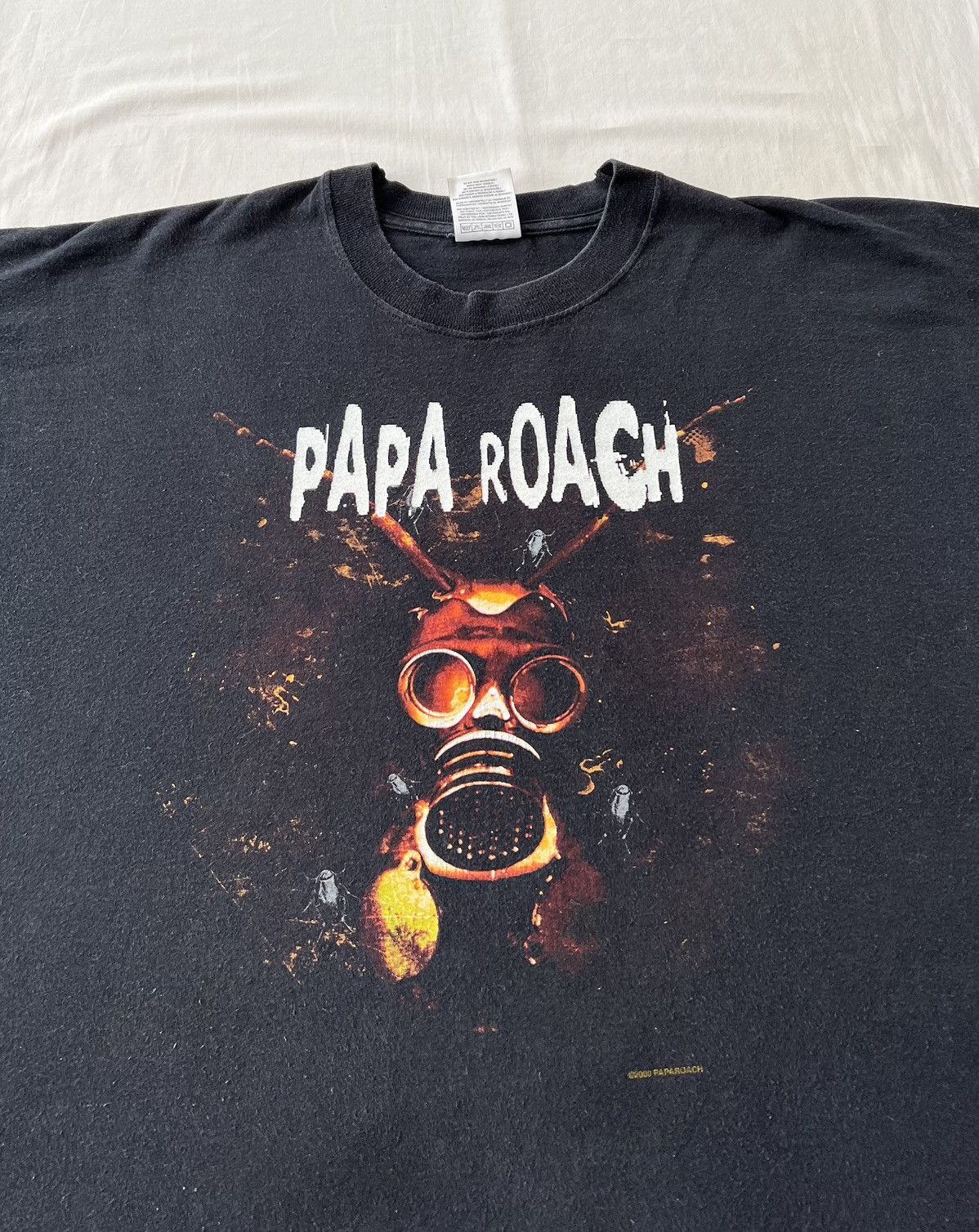 Band Tees Vintage 2000 Papa Roach Infest Nu Metal Band Black T-shirt Size US XL / EU 56 / 4 - 5 Thumbnail