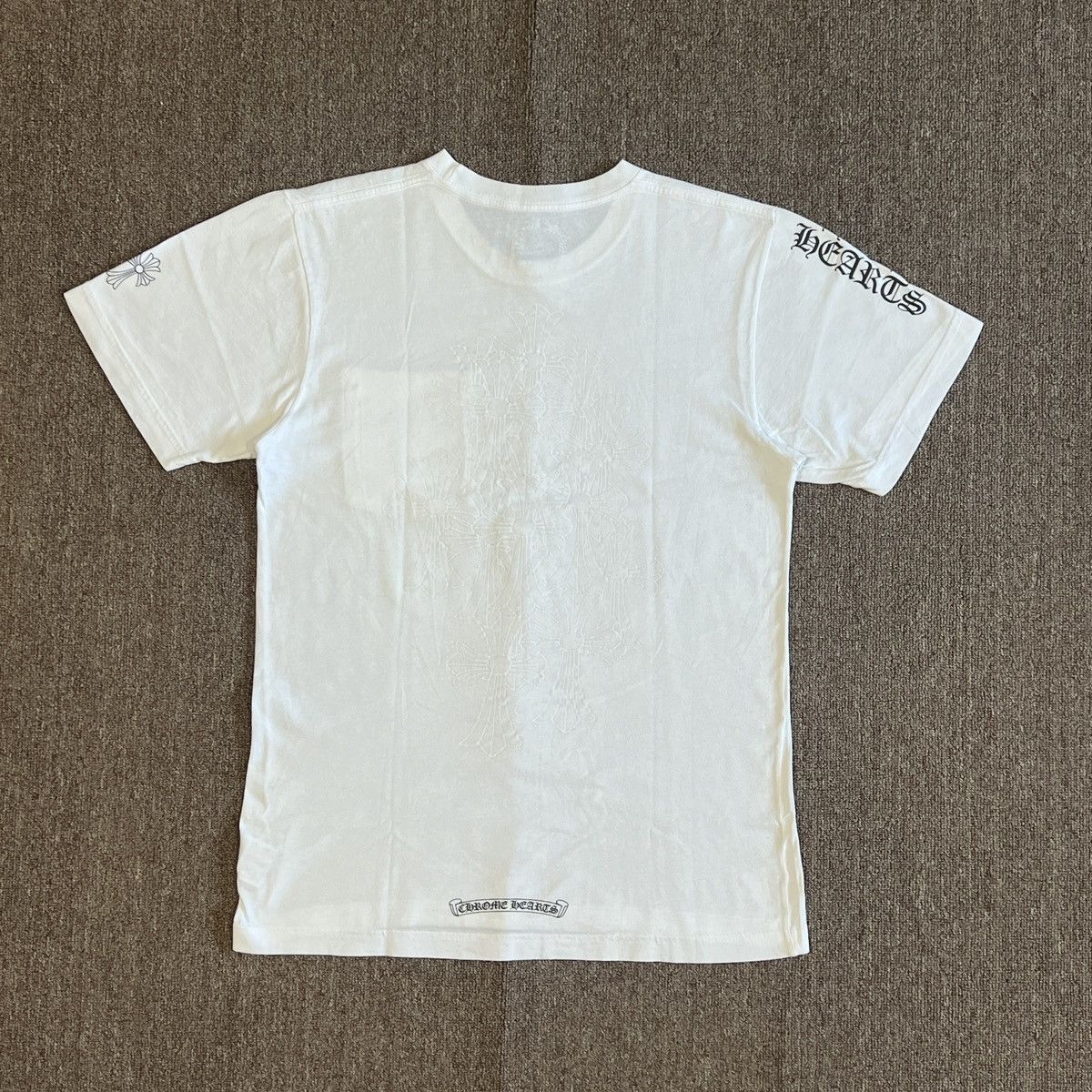 Chrome Hearts × Vintage *Rare* Chrome Hearts Cross Tee Size US S / EU 44-46 / 1 - 3 Thumbnail