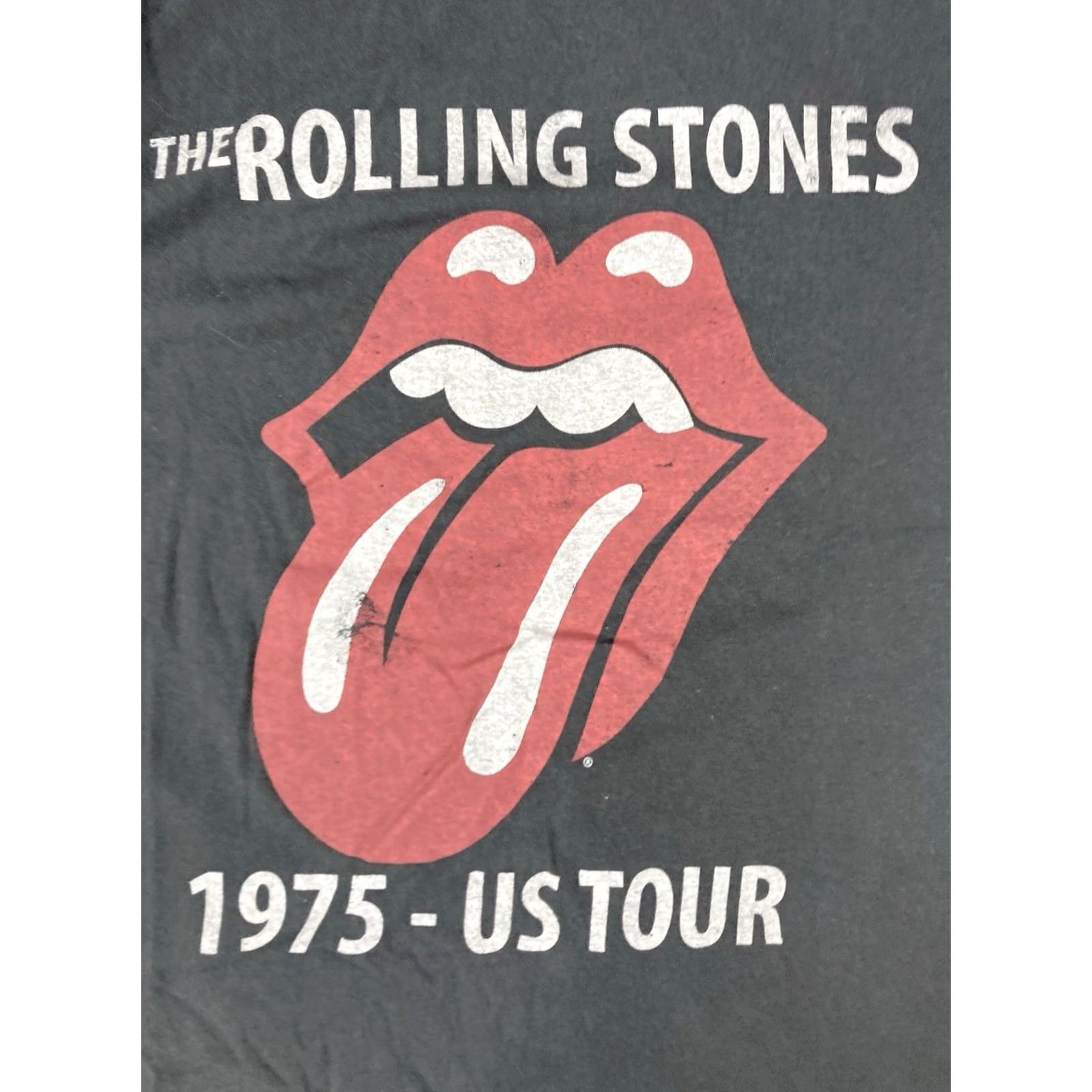 Vintage VINTAGE The Rolling Stones T-Shirt XS Black Womens Graphic Music Retro Merch Short Sleeve Crew Neck Pullover Casual Casual Size XS / US 0-2 / IT 36-38 - 2 Thumbnail