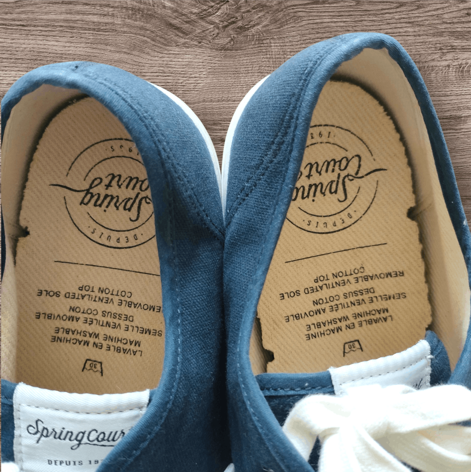 Spring Court Spring Court G2 Canvas Low Navy - EU 45 / US 11.5 (Lennon's) Size US 11.5 / EU 44-45 - 6 Thumbnail