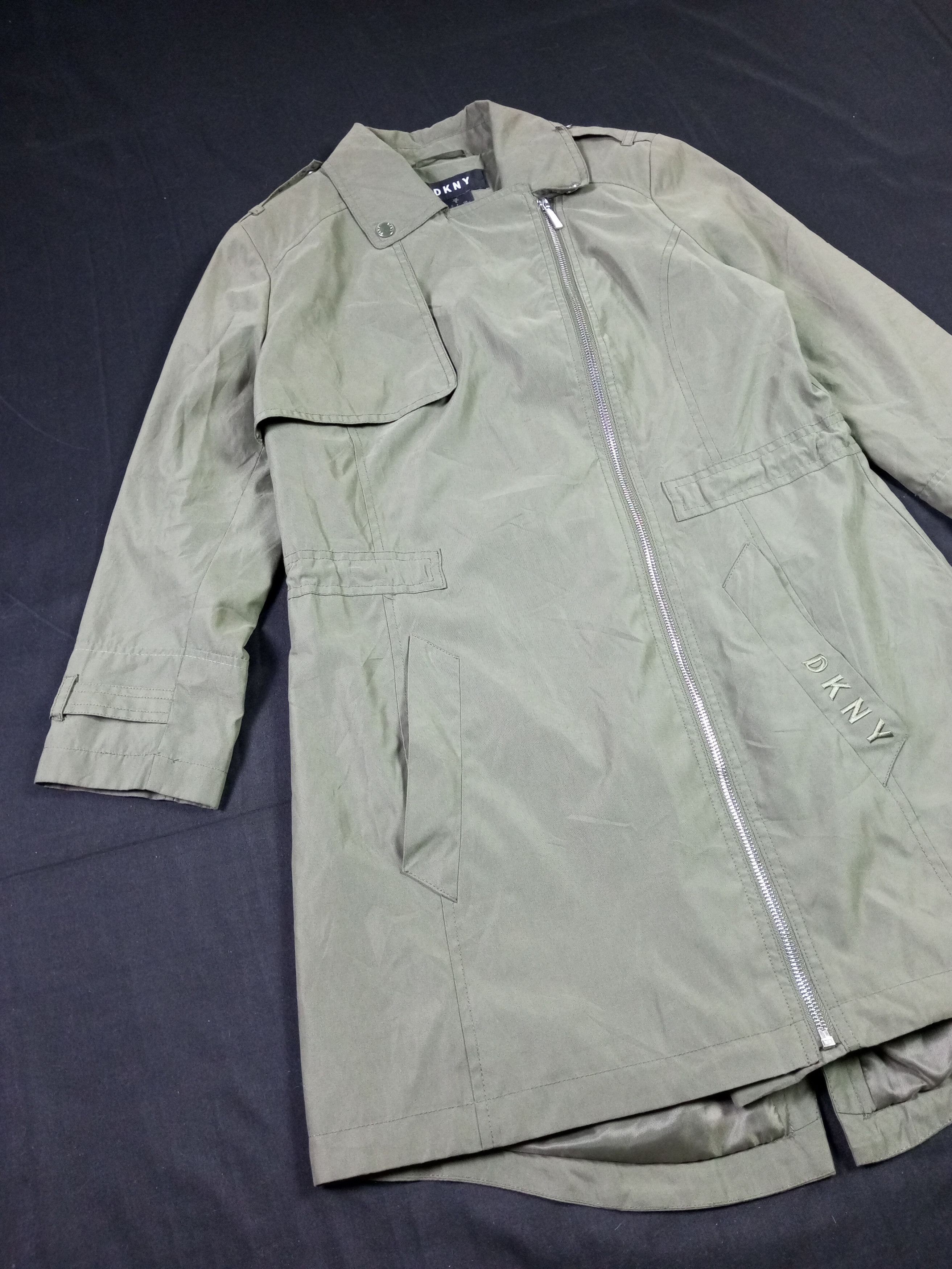 DKNY × Donna Karan Vintage DKNY Donna Karan Fish Tail Parka Jacket Size US S / EU 44-46 / 1 - 3 Thumbnail
