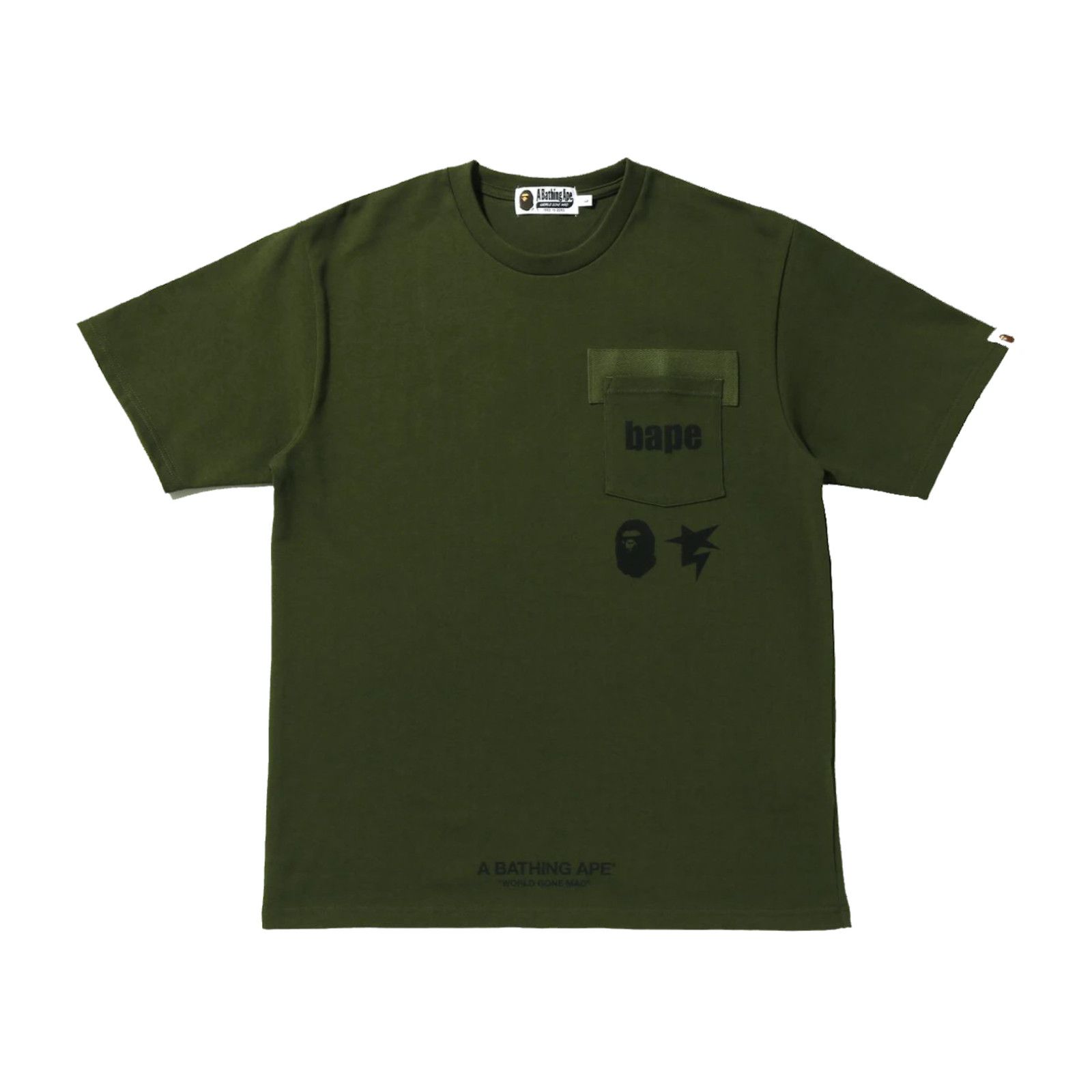 Bape BAPE 'Military Heavy Weight Pocket' Tee | Grailed