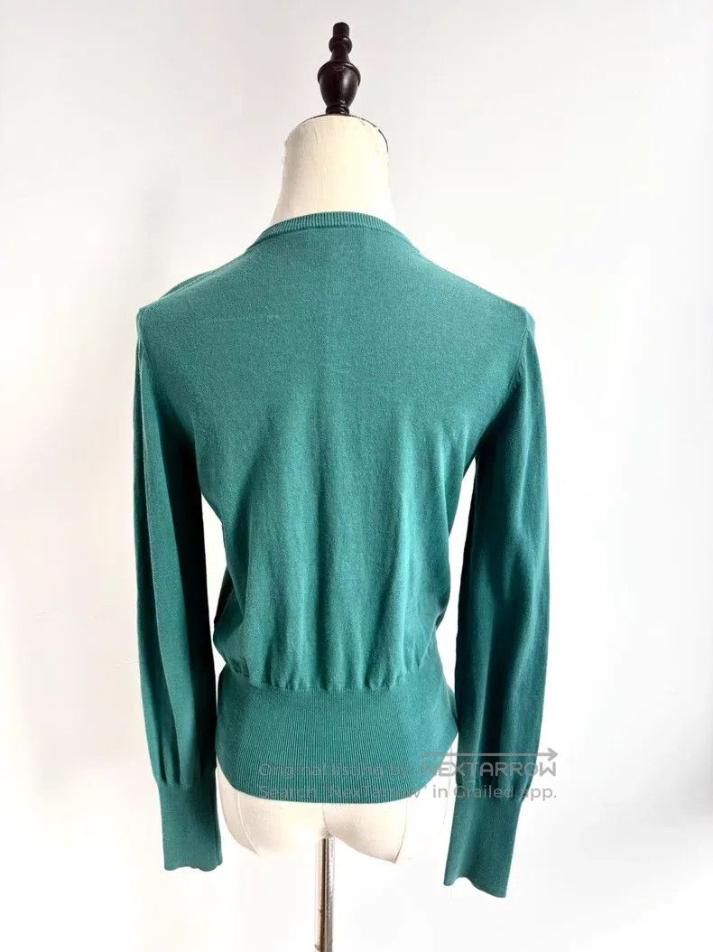 Vivienne Westwood Vivienne Westwood Blue Green Saturn Knitted Sweater Size M / US 6-8 / IT 42-44 - 6 Thumbnail