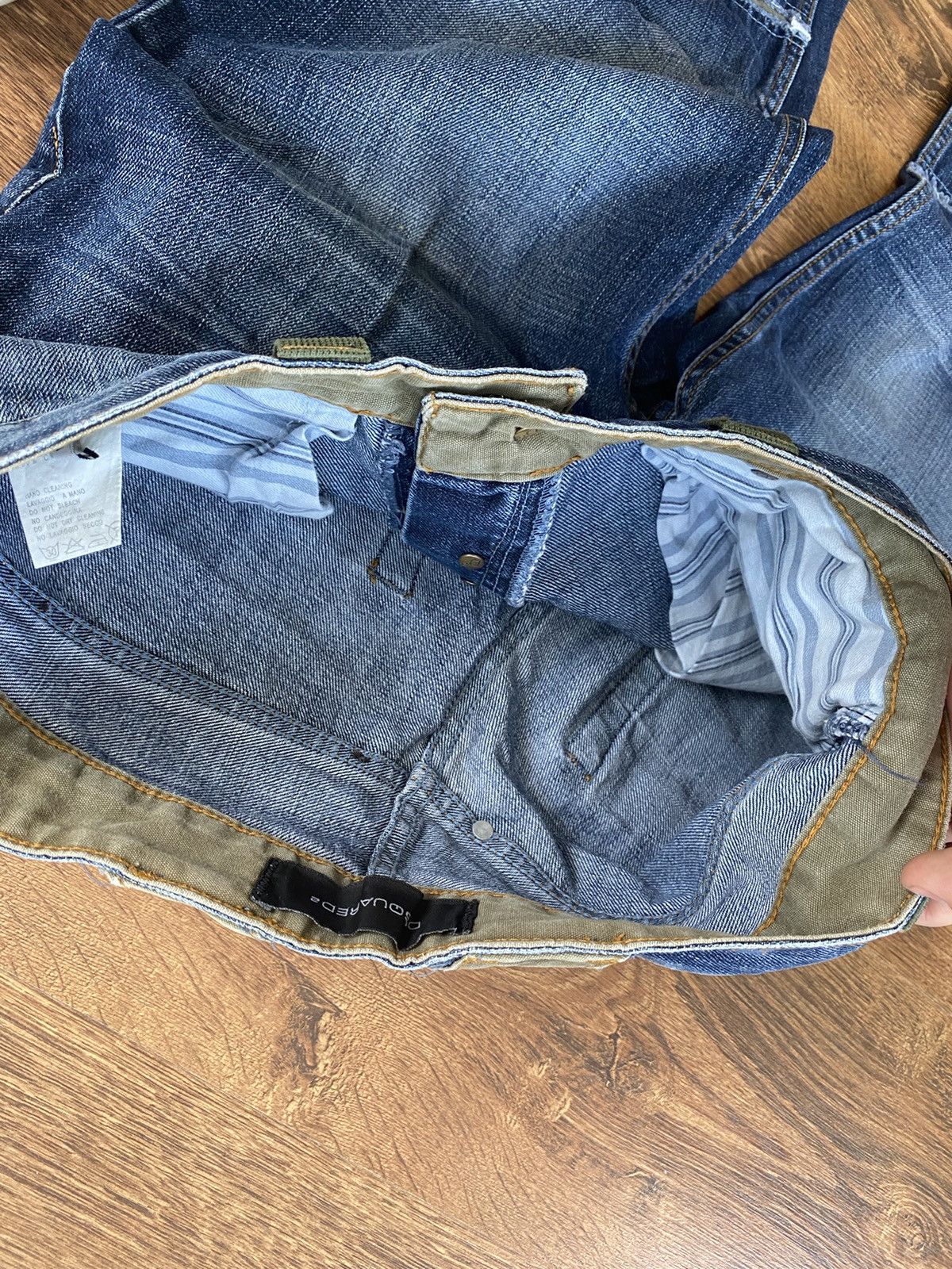 Vintage Dsquared2 Denim pants skull archive