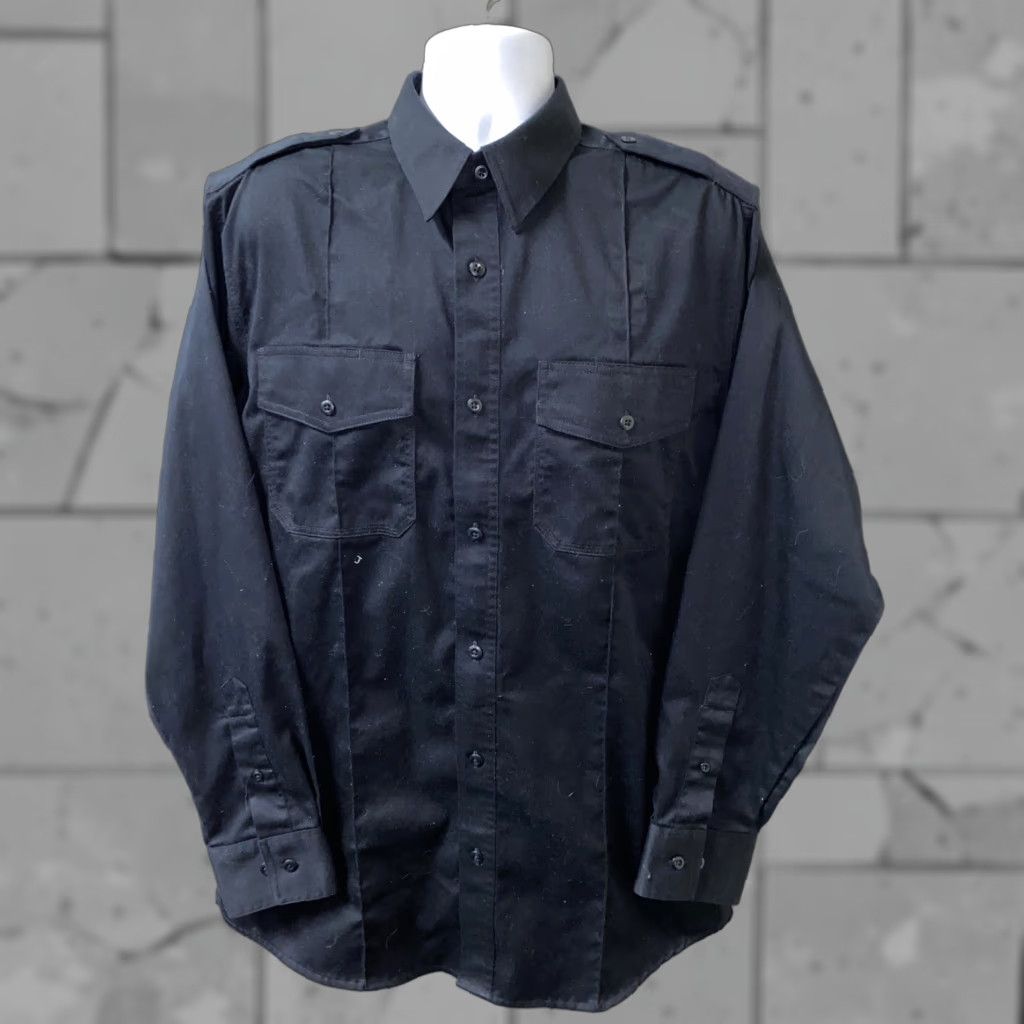 Vintage 5.11 Tactical Series Mens Black Long Sleeve Button-Up Shirt L Size US L / EU 52-54 / 3 - 1 Thumbnail