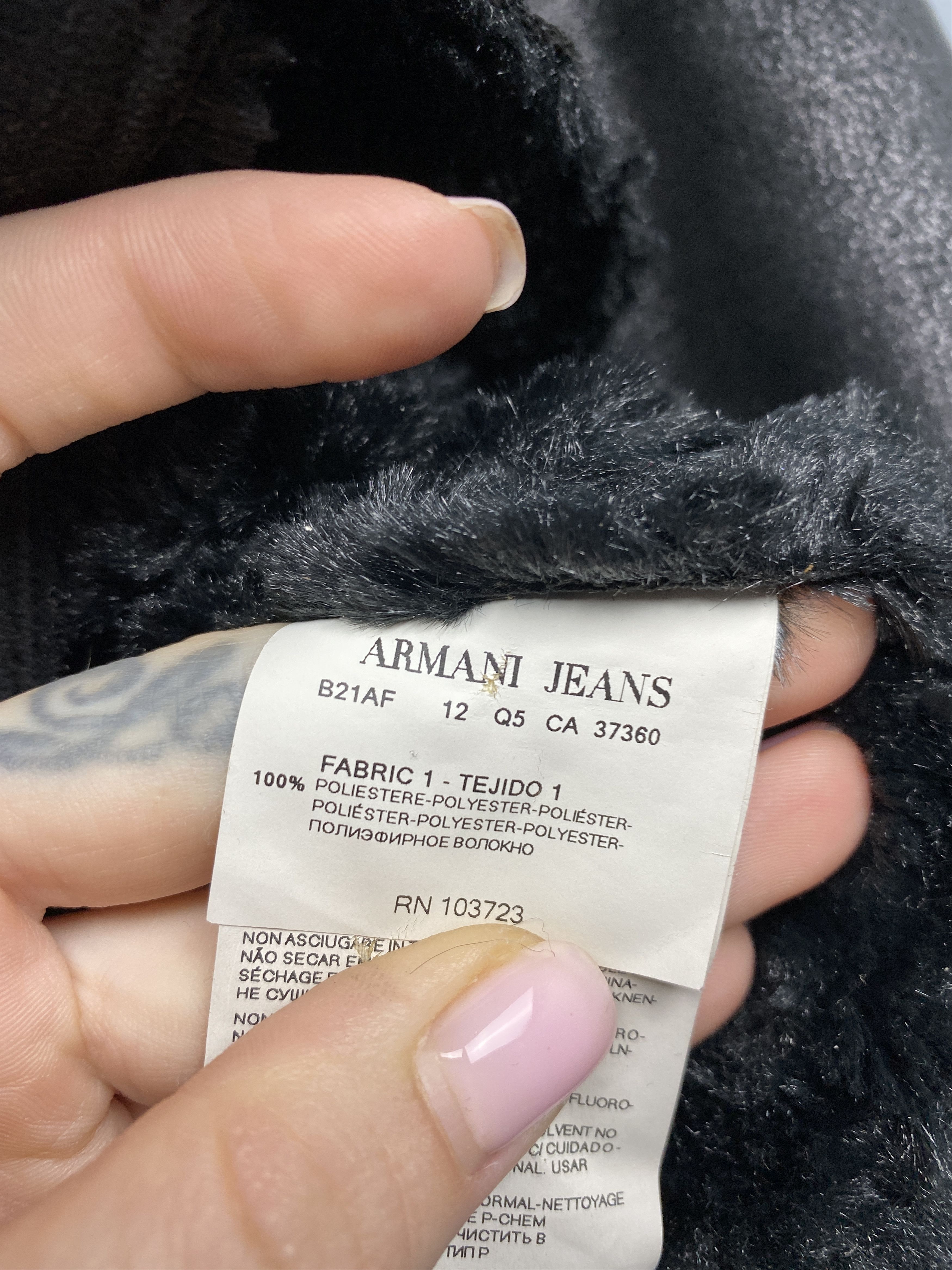 Armani Armani Jeans Vintage Womens Sherpa Jacket Fur Collar Size S / US 4 / IT 40 - 7 Thumbnail
