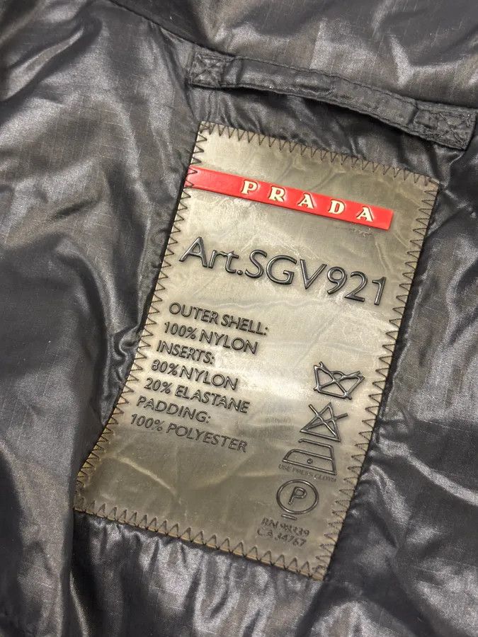 Prada AW2009 Prada Black Nylon Quilted Puffer Jacket Size US M / EU 48-50 / 2 - 11 Thumbnail