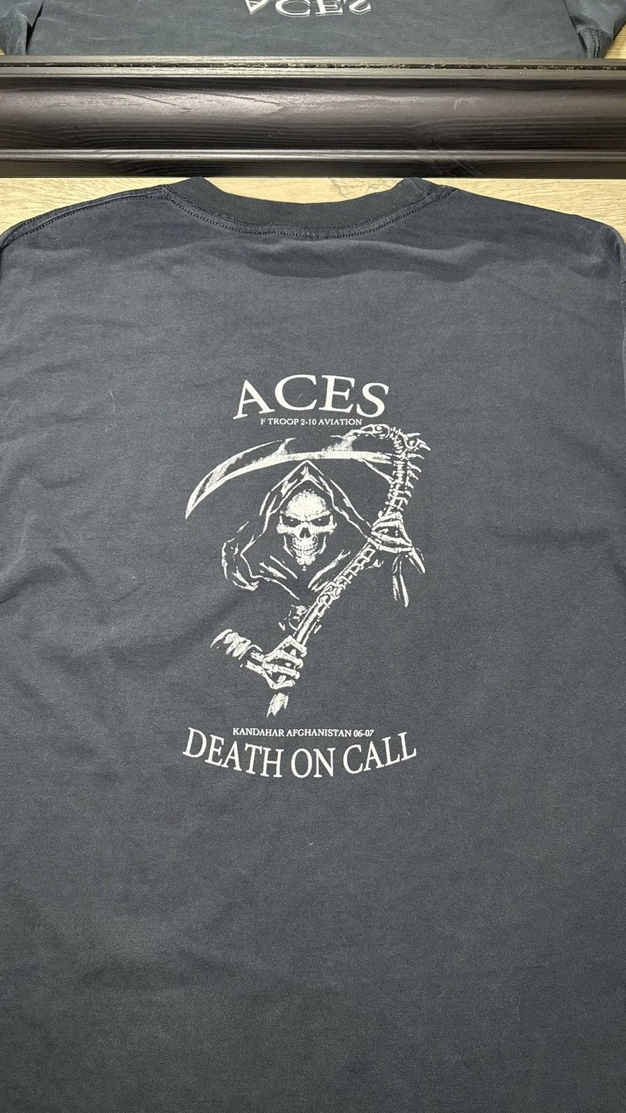Affliction Vintage / Y2K Aces “Death On Call” Long Sleeve Grim Reaper Size US L / EU 52-54 / 3 - 2 Thumbnail