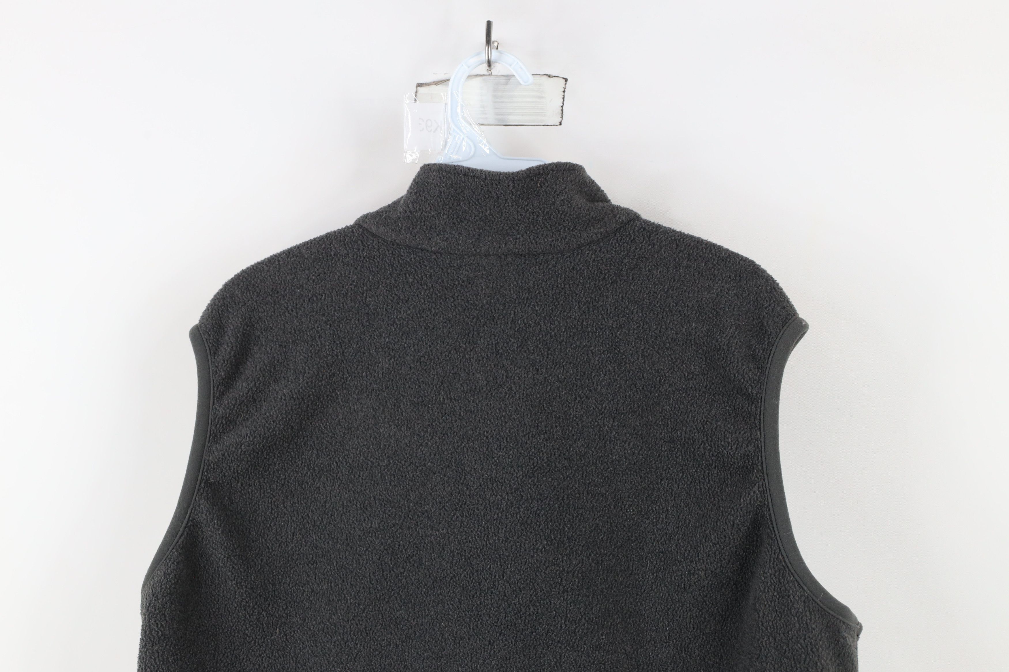 Lands' End × Vintage Vintage 90s Lands End Blank Fleece Vest Jacket Gray USA Size L / US 10 / IT 46 - 12 Thumbnail