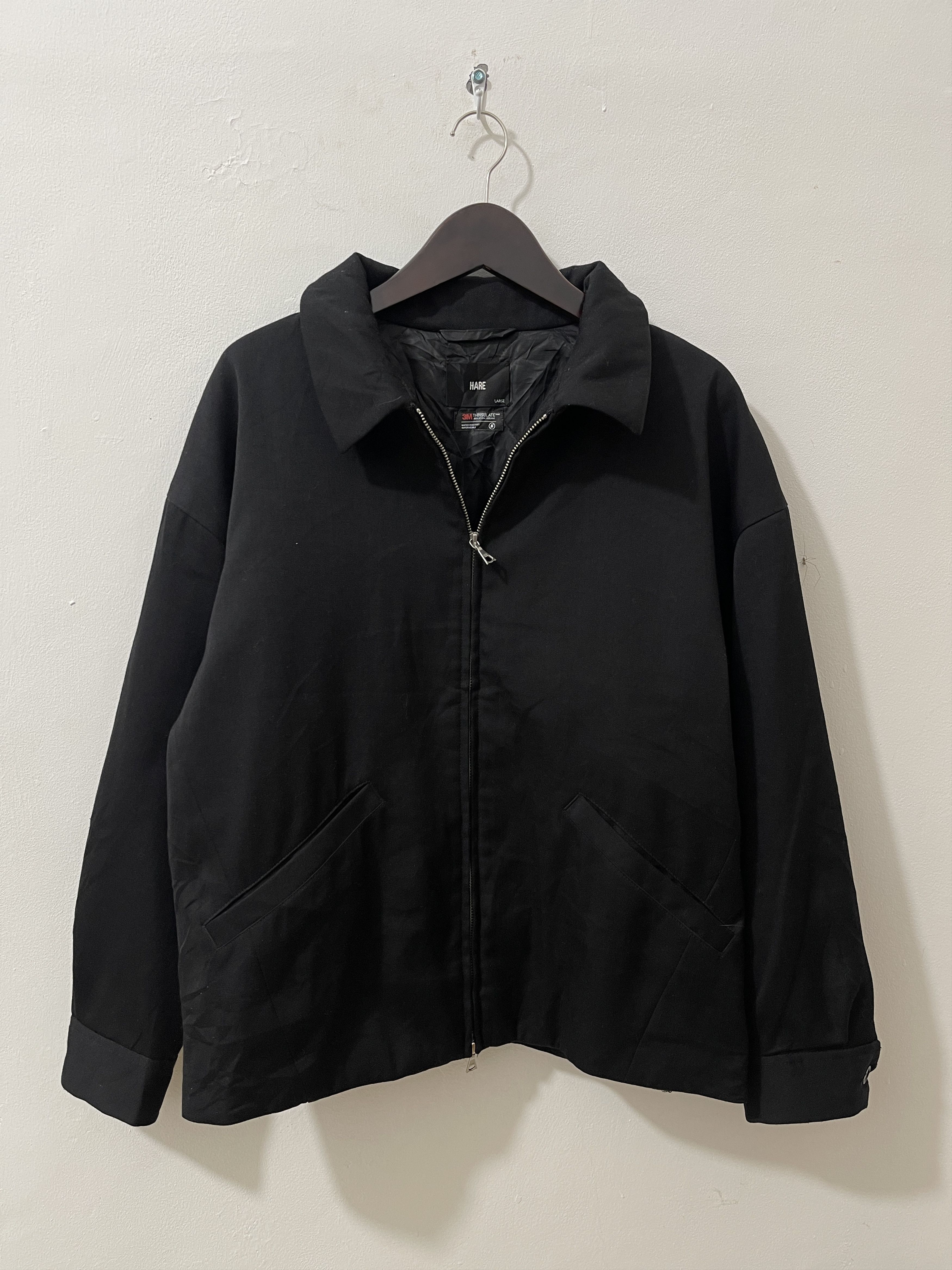 HARE 2000s Hare japanese archive rare black work jacket Size US L / EU 52-54 / 3 - 1 Thumbnail