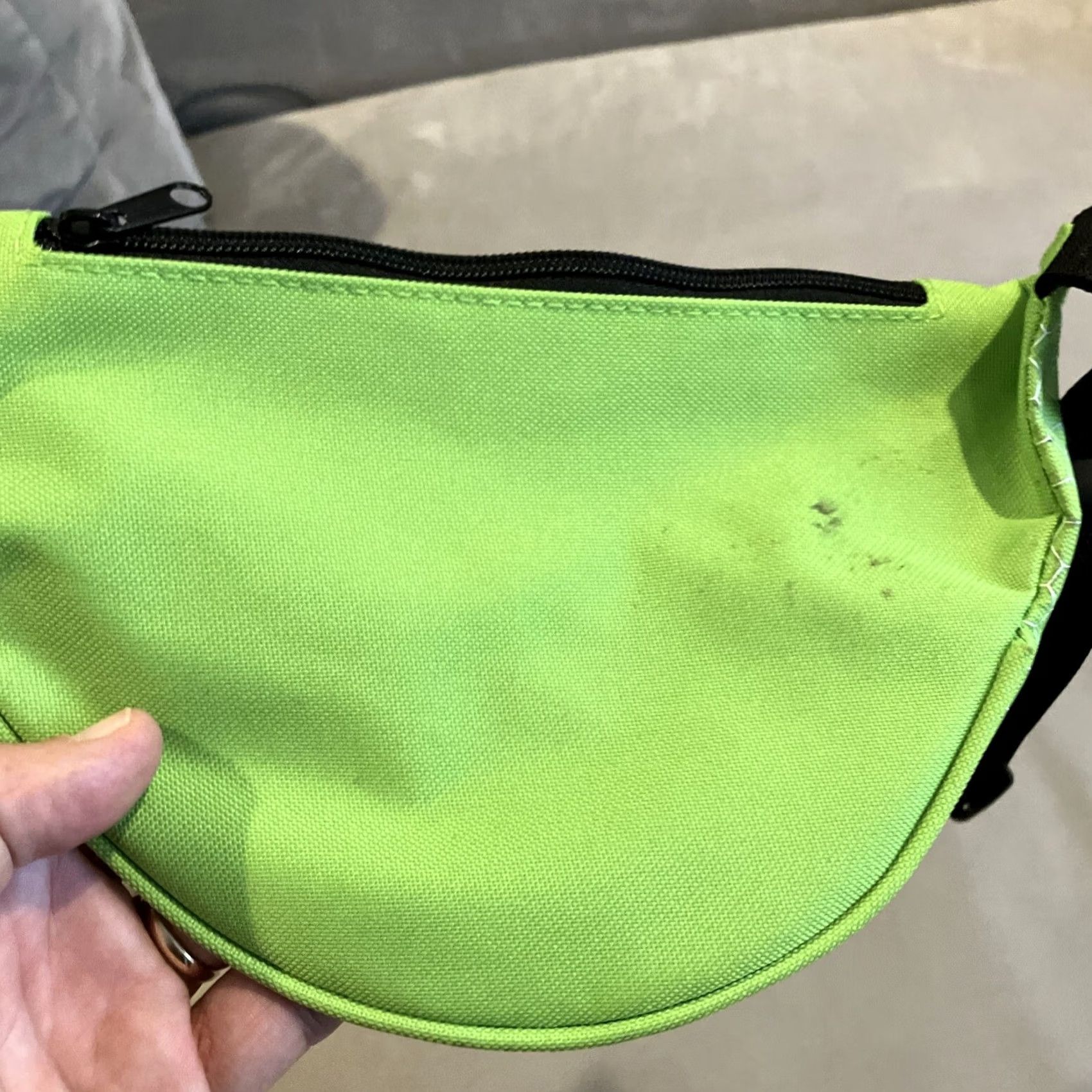 Doublet NWOT Patrón Tequila Bright Green Double Zipper Fanny Pack Adjustable Strap Unisex Adults Canvas Polyester Zipper Belt Bag & Fanny Pack Green 90s? Size ONE SIZE - 2 Thumbnail