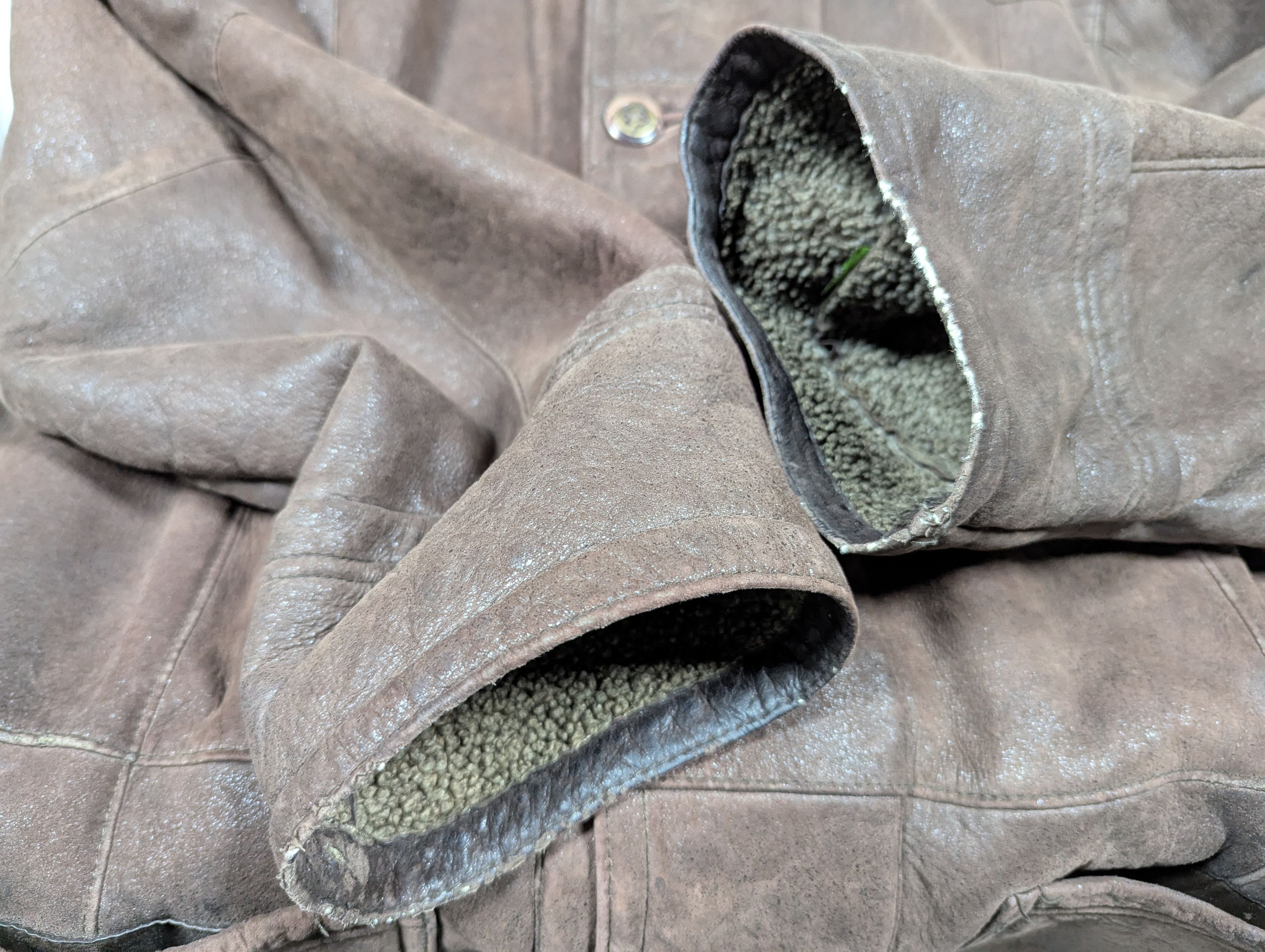Other WERNER CHRIST Shearling Lambskin Brown Jacket Size US XL / EU 56 / 4 - 6 Thumbnail