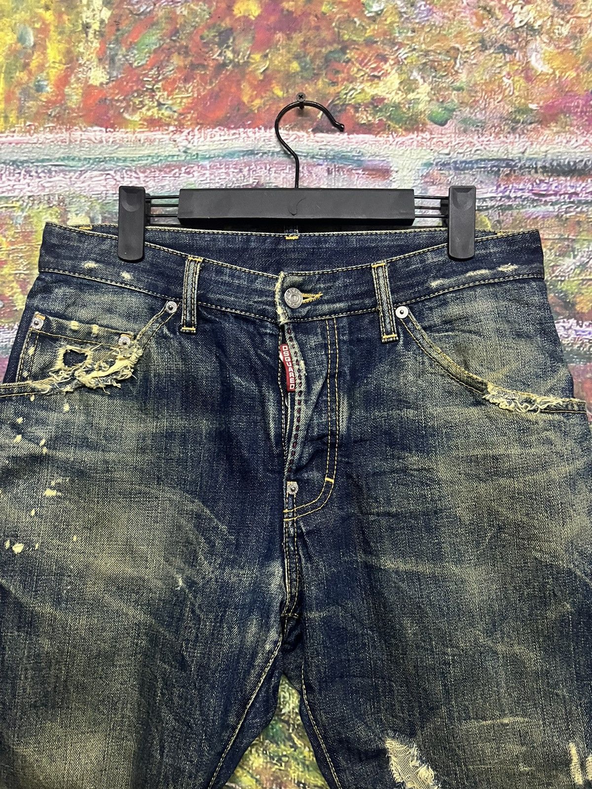 Dsquared2 ‼️LAST DROP‼️Dsquared distressed design denim Size US 31 - 7 Thumbnail