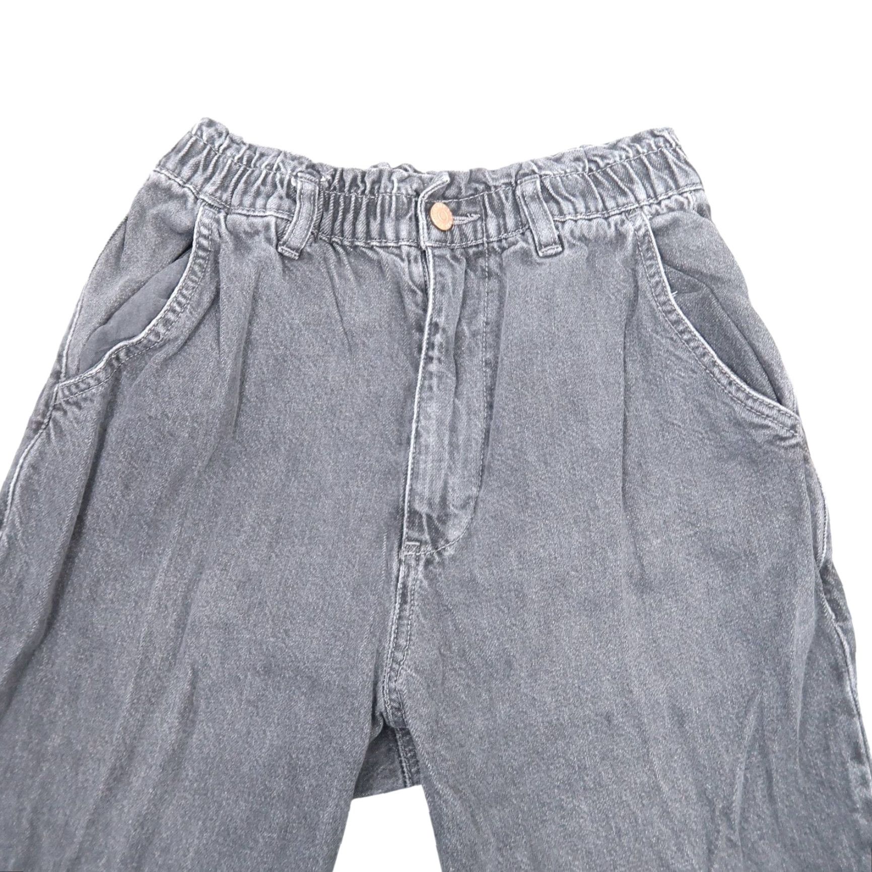 Bdg BDG Urban Outfitters Pull-On Mom Jeans Regular Women 27 Black Denim 100% Cotton High Rise Day 27 Inseam Mens? Size 27" / US 4 / IT 40 - 2 Thumbnail