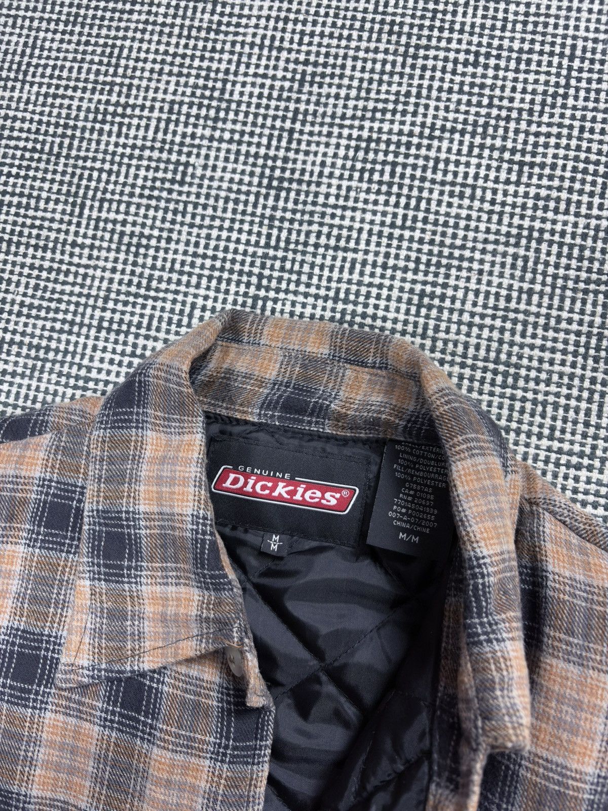 Dickies y2k vintage dickies oversized flannel shirt jacket quilted Size US M / EU 48-50 / 2 - 4 Thumbnail