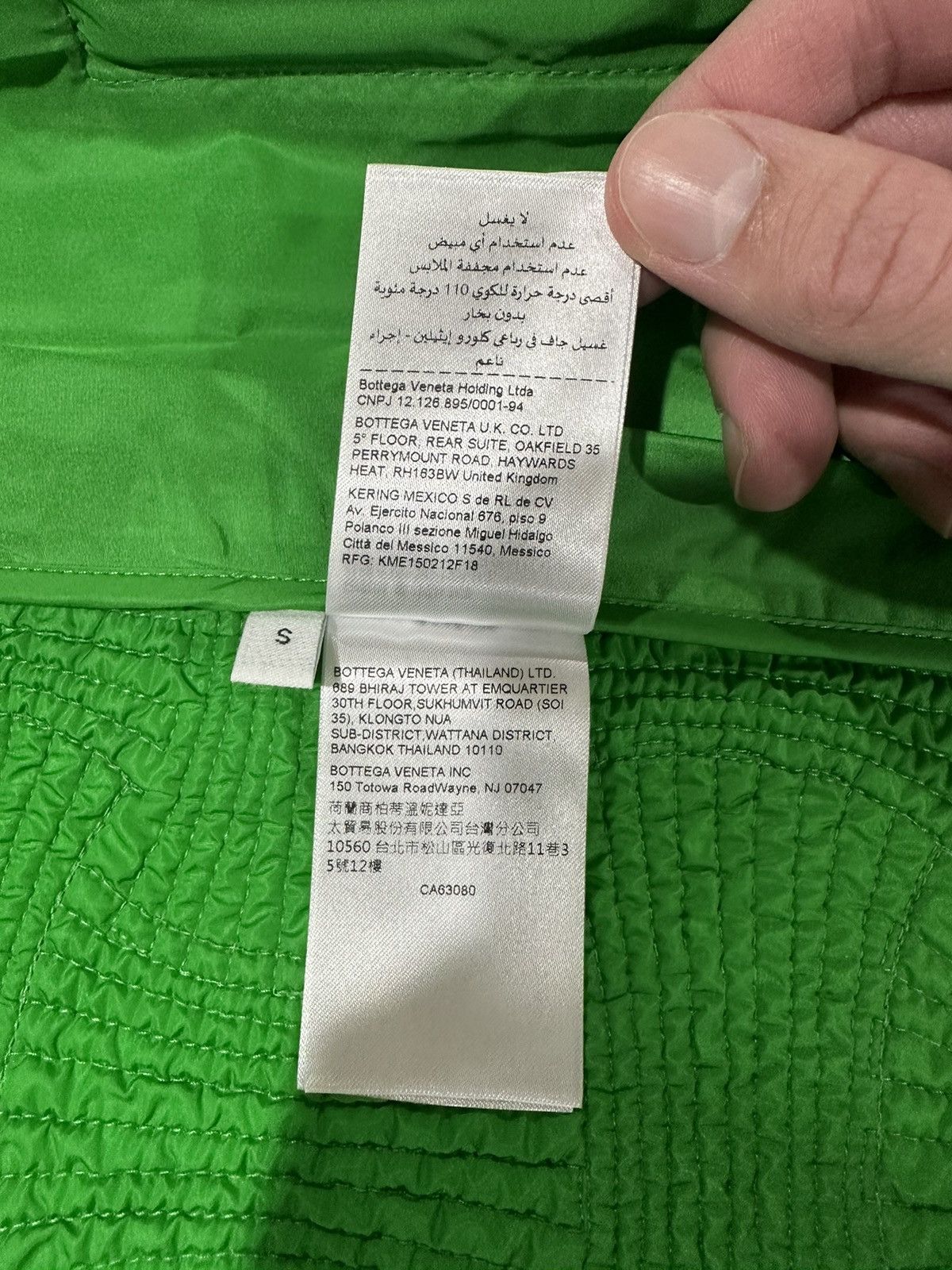 Bottega Veneta Bottega Veneta Green Inrecciato Padded Shell Gilet Vest Size US S / EU 44-46 / 1 - 14 Thumbnail