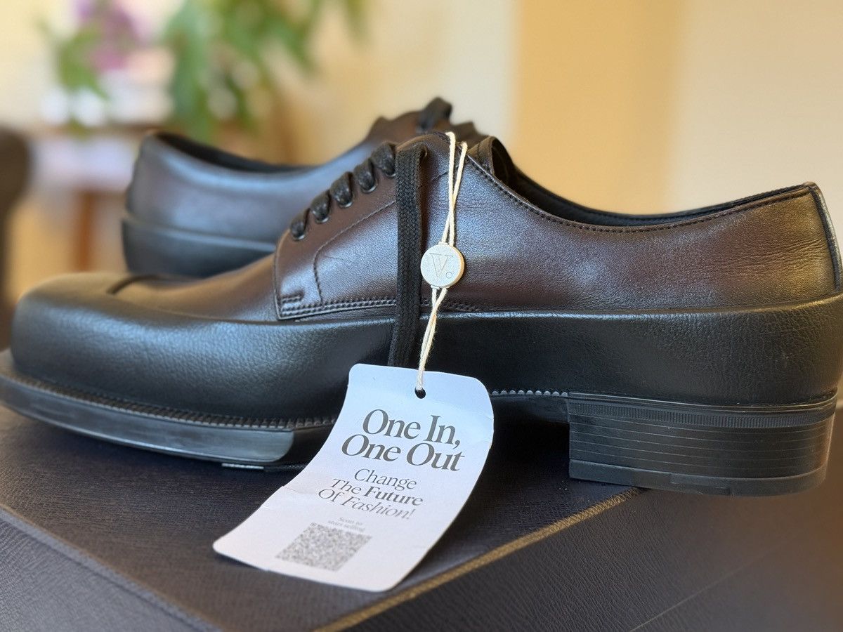 Prada Prada Rubber Dipped Oxfords Brown Size US 9.5 / EU 42-43 - 1 Thumbnail