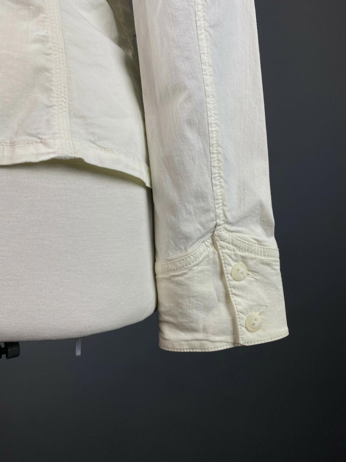 Woolrich Woolen Mills Ladies Woolrich White Cotton Blazer Jacket Size L Size L / US 10 / IT 46 - 7 Thumbnail