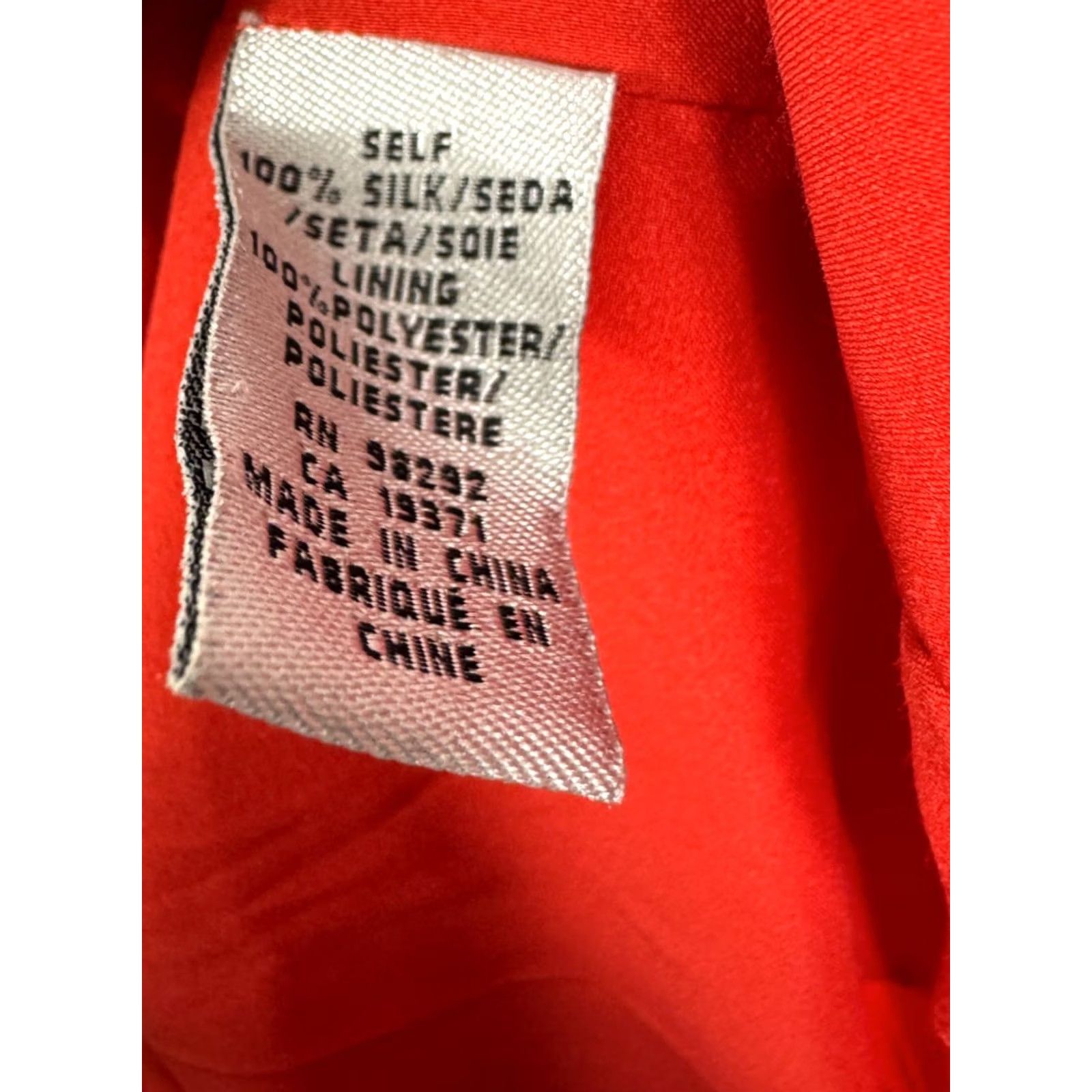 Tibi VINTAGE Tibi Dress Silk Spaghetti Straps Round Ruffle Mini Shift Red Size 4 Womens Size S / US 4 / IT 40 - 8 Thumbnail