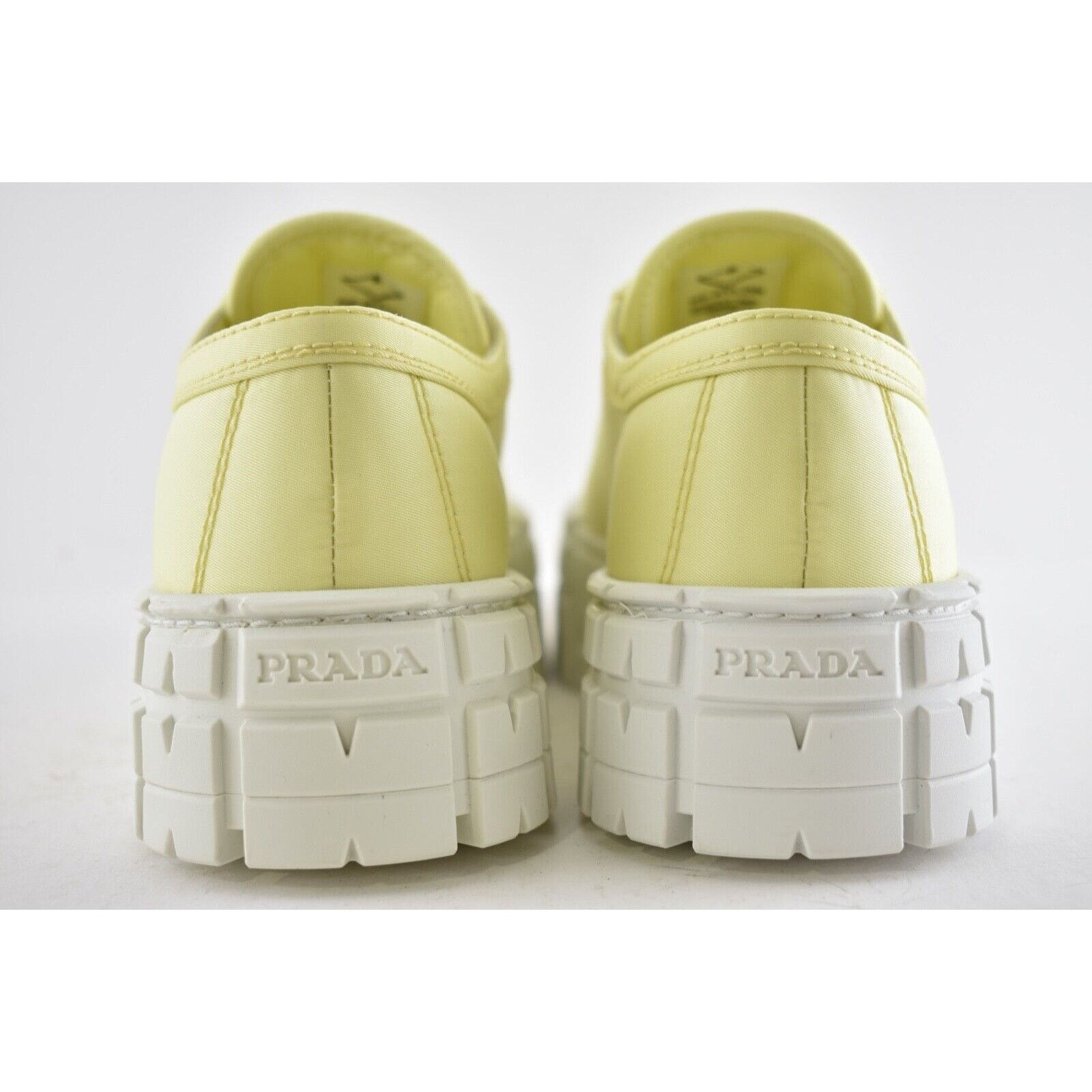 Prada Nylon Platform Lug Sole Flat Low Top Trainer Sneaker 36 Size US 6 / IT 36 - 11 Thumbnail