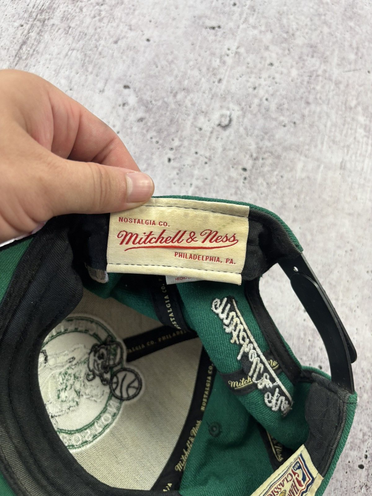 Mitchell & Ness Boston Seltic vintage cap one size Size ONE SIZE - 4 Thumbnail