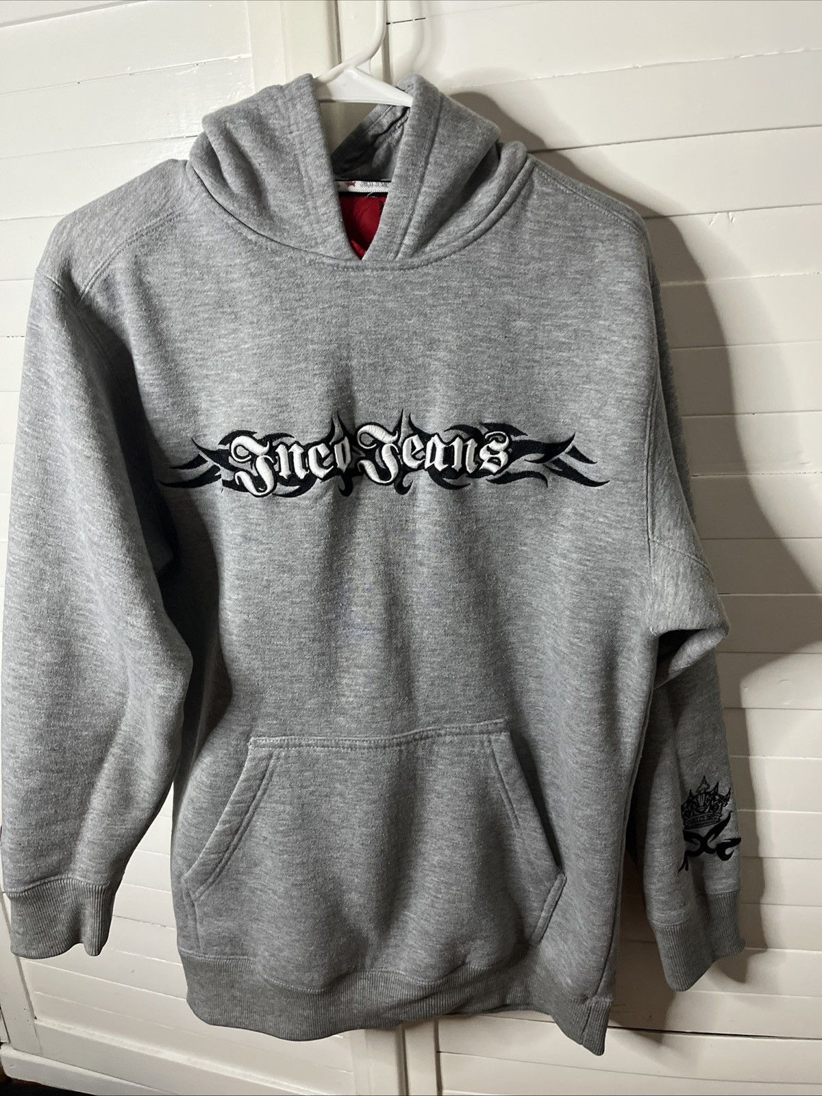 JNCO × Vintage Jnco jeans hoodie grey Size US L / EU 52-54 / 3 - 1 Thumbnail