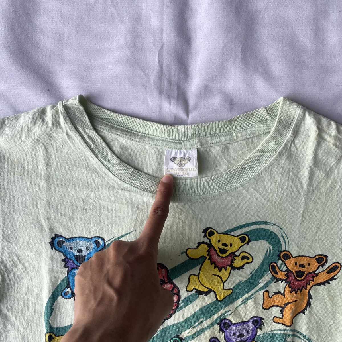 Grateful Dead × Vintage Vintage Grateful Dead Dancing Bears Logo ©️2008 Size US S / EU 44-46 / 1 - 3 Thumbnail