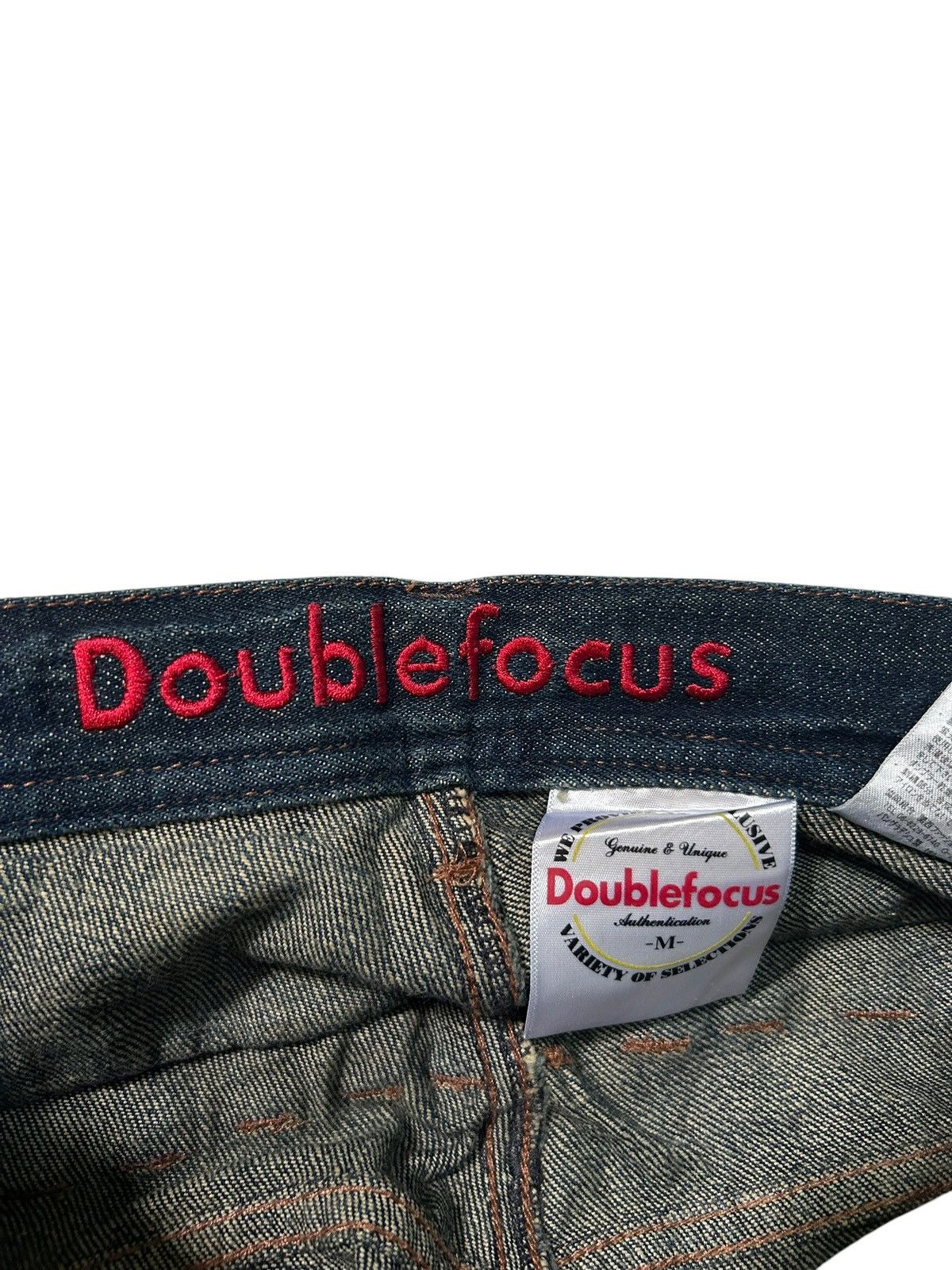 Japanese Brand × Kapital × Vintage Double Waist Doublefocus Japanese Punk Denim Jeans Size US 30 / EU 46 - 9 Thumbnail