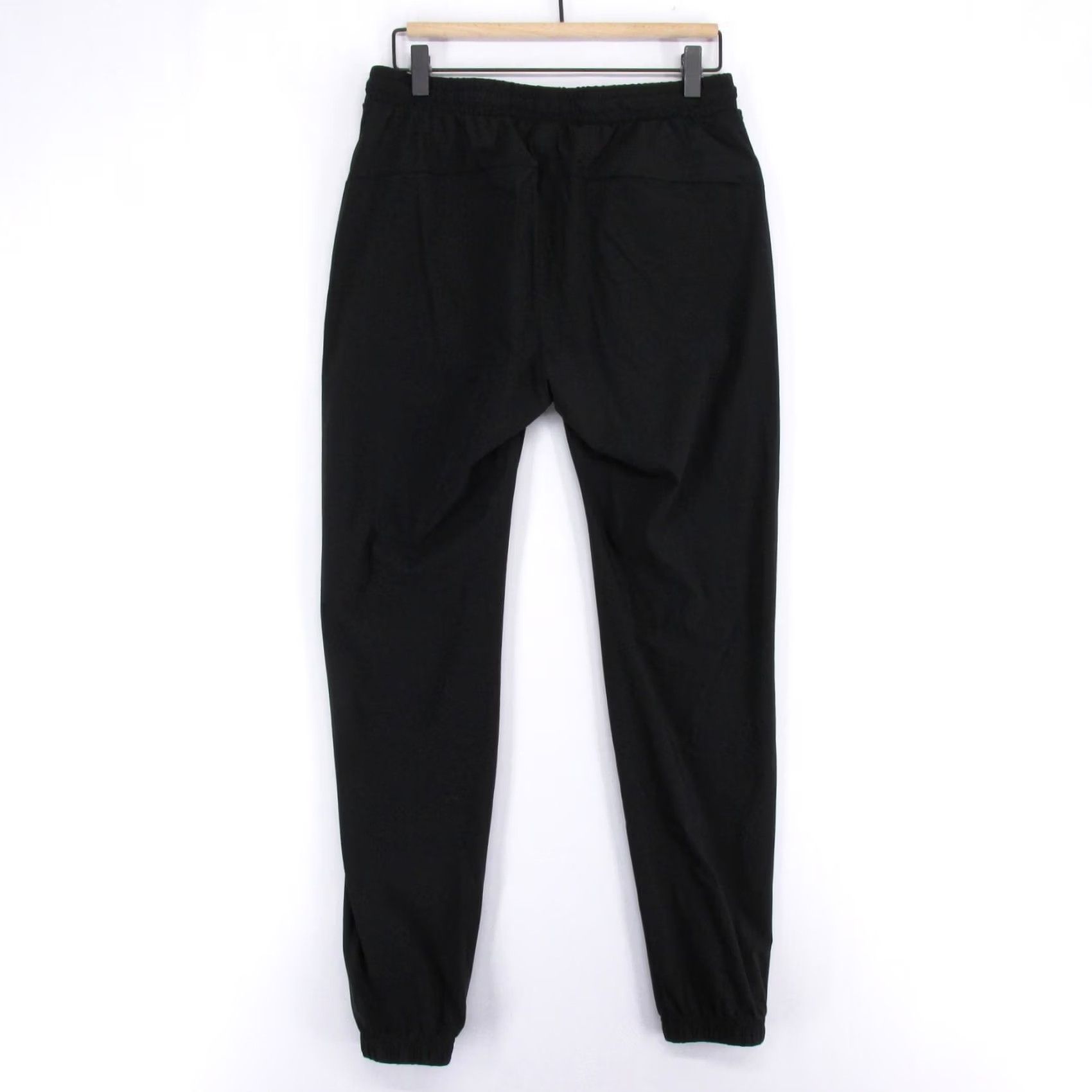 Vintage UNRL In Flex Joggers Mens S Black Zippered Pockets Elastic Waist Drawstring Pants Size US 29 - 3 Thumbnail