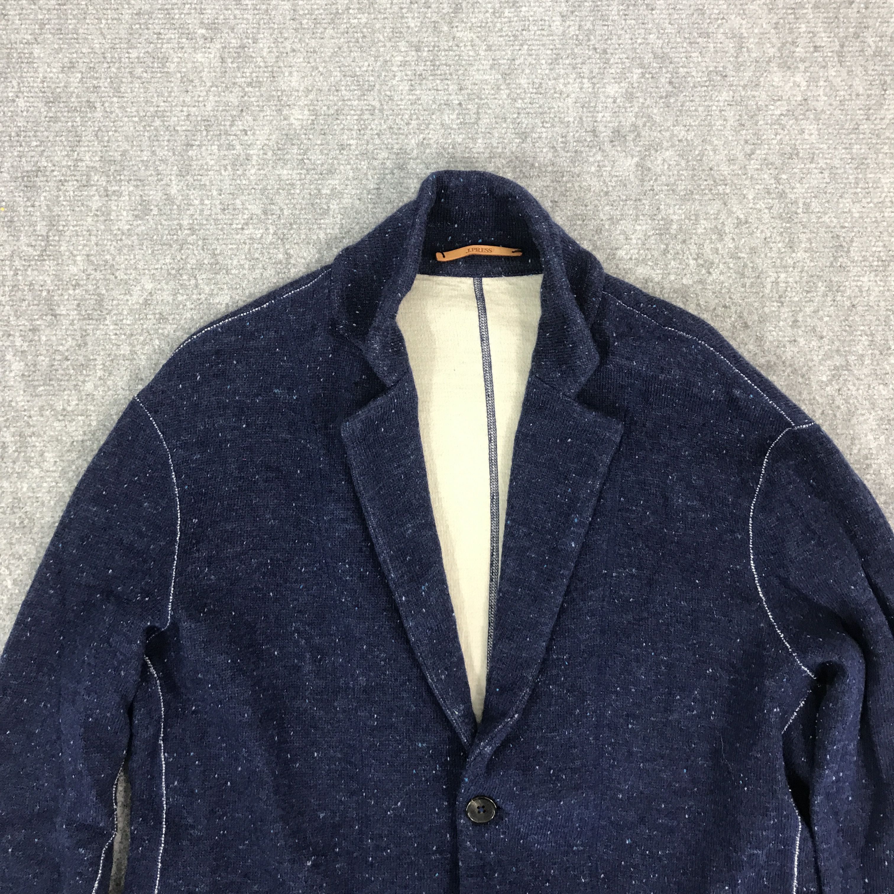 Indigo × J. Press × Japanese Brand J.PRESS BLAZER COAT INDIGO JACKET Size US M / EU 48-50 / 2 - 3 Thumbnail