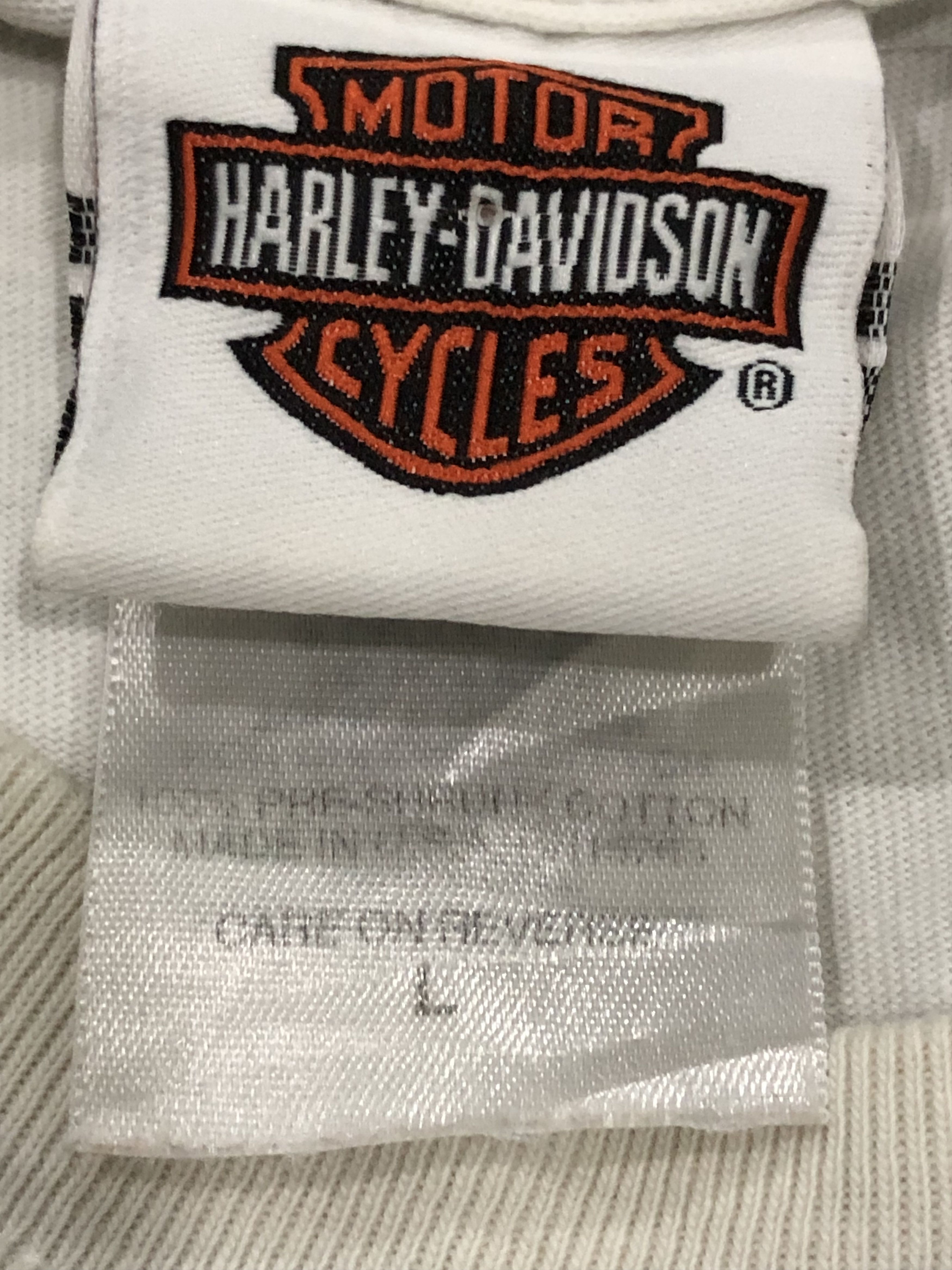 Harley Davidson × Vintage Vintage Y2k Harley Davidson Single Pocket Tshirt Size US L / EU 52-54 / 3 - 4 Thumbnail