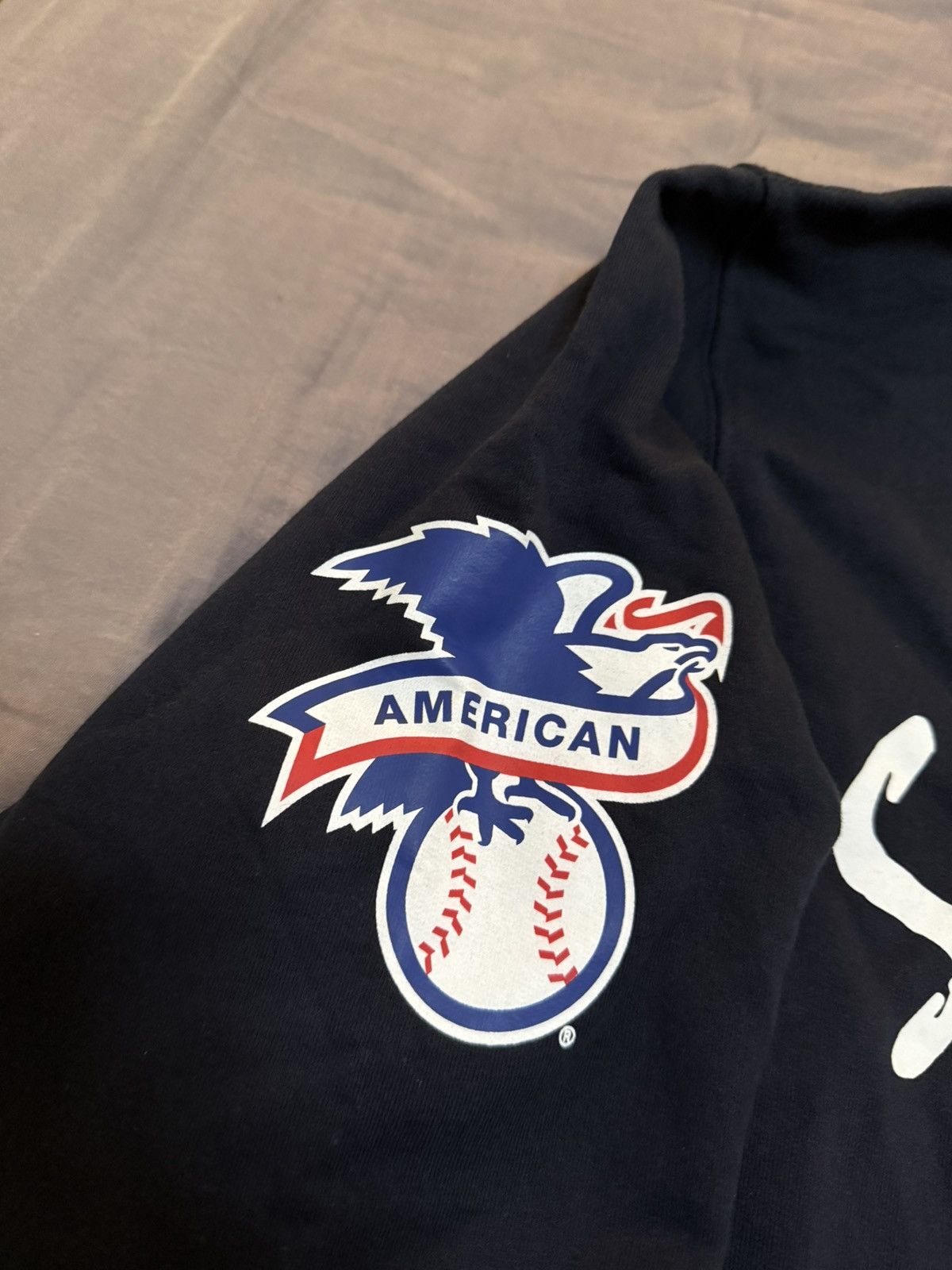 Supreme Supreme ss15 yankees hooded sweatershirt navy new Size US L / EU 52-54 / 3 - 4 Thumbnail