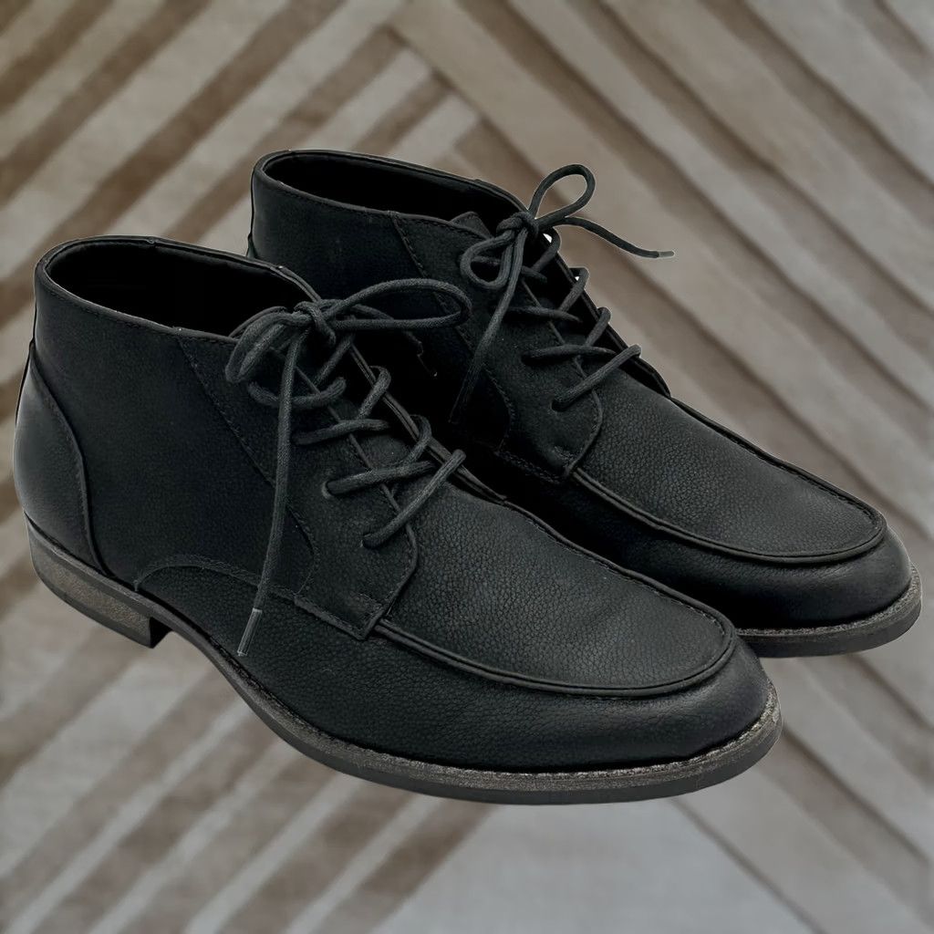 Perry Ellis Portfolio Duke Boots Mens Size 10 Black Chukka  display picture 1