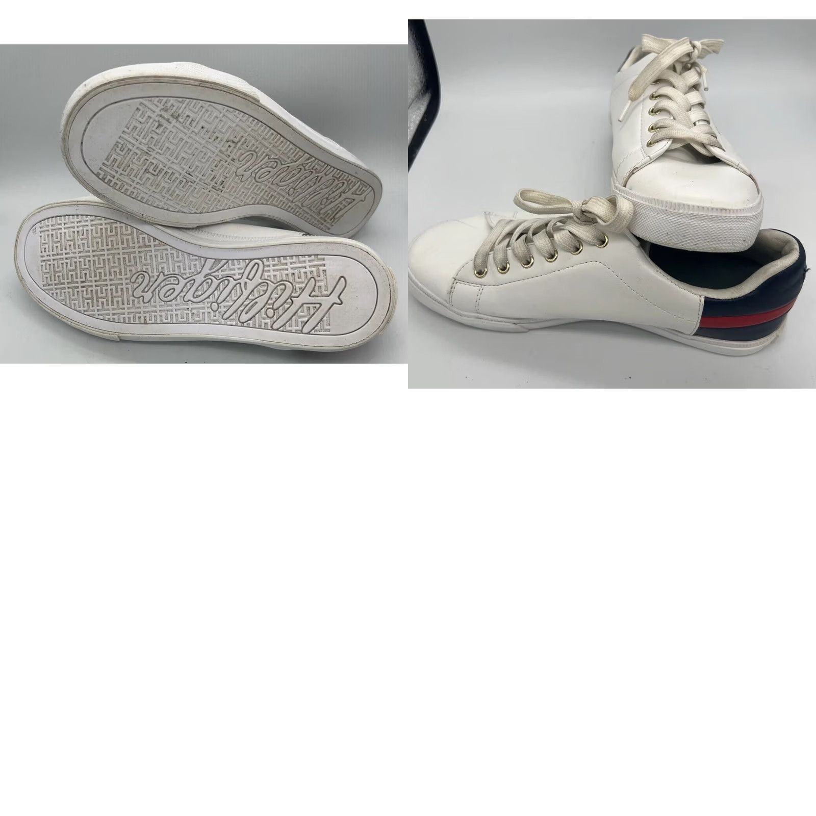 Tommy Hilfiger Tommy Hilfiger TWLADDIN Men’s Shoes White Low Top Lace Up Casual Sneakers Size US M / EU 48-50 / 2 - 8 Thumbnail