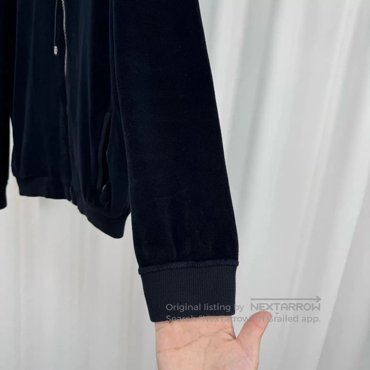 Versace versace black velvet zip. Size XS / US 0-2 / IT 36-38 - 4 Thumbnail