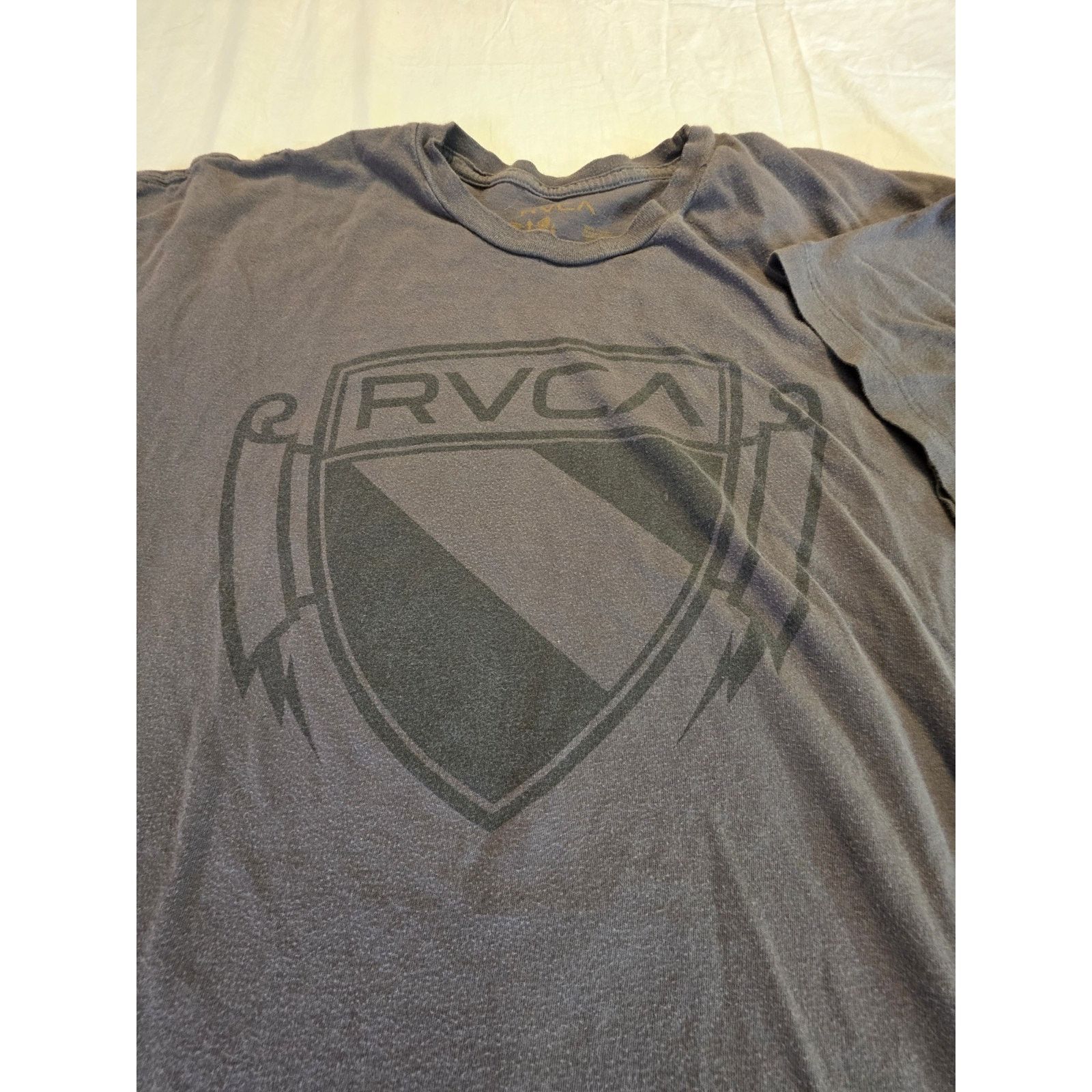 RVCA RVCA Men's Size 2XL Short Sleeve Grey T-Shirt Size US XXL / EU 58 / 5 - 2 Thumbnail