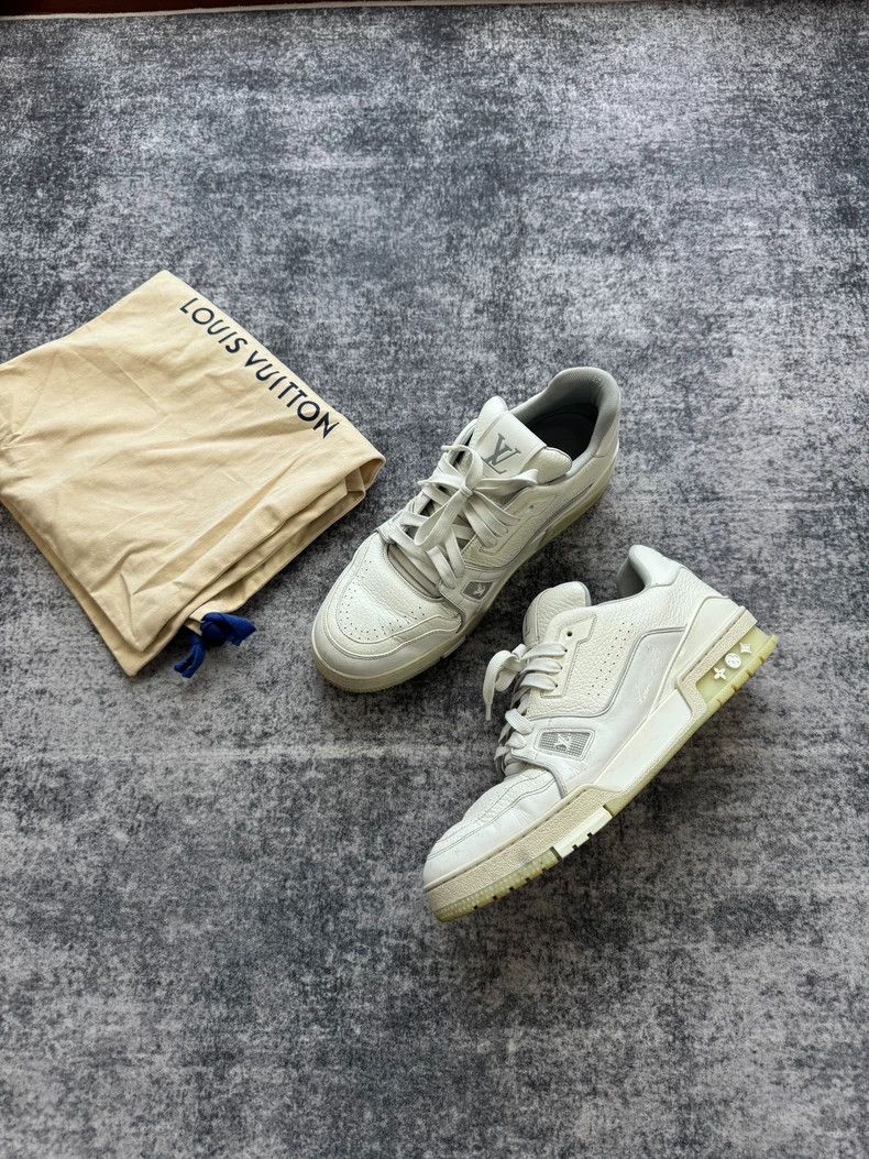 Louis Vuitton Louis Vuitton White Cement Trainer shoes Size US 10.5 / EU 43-44 - 1 Thumbnail