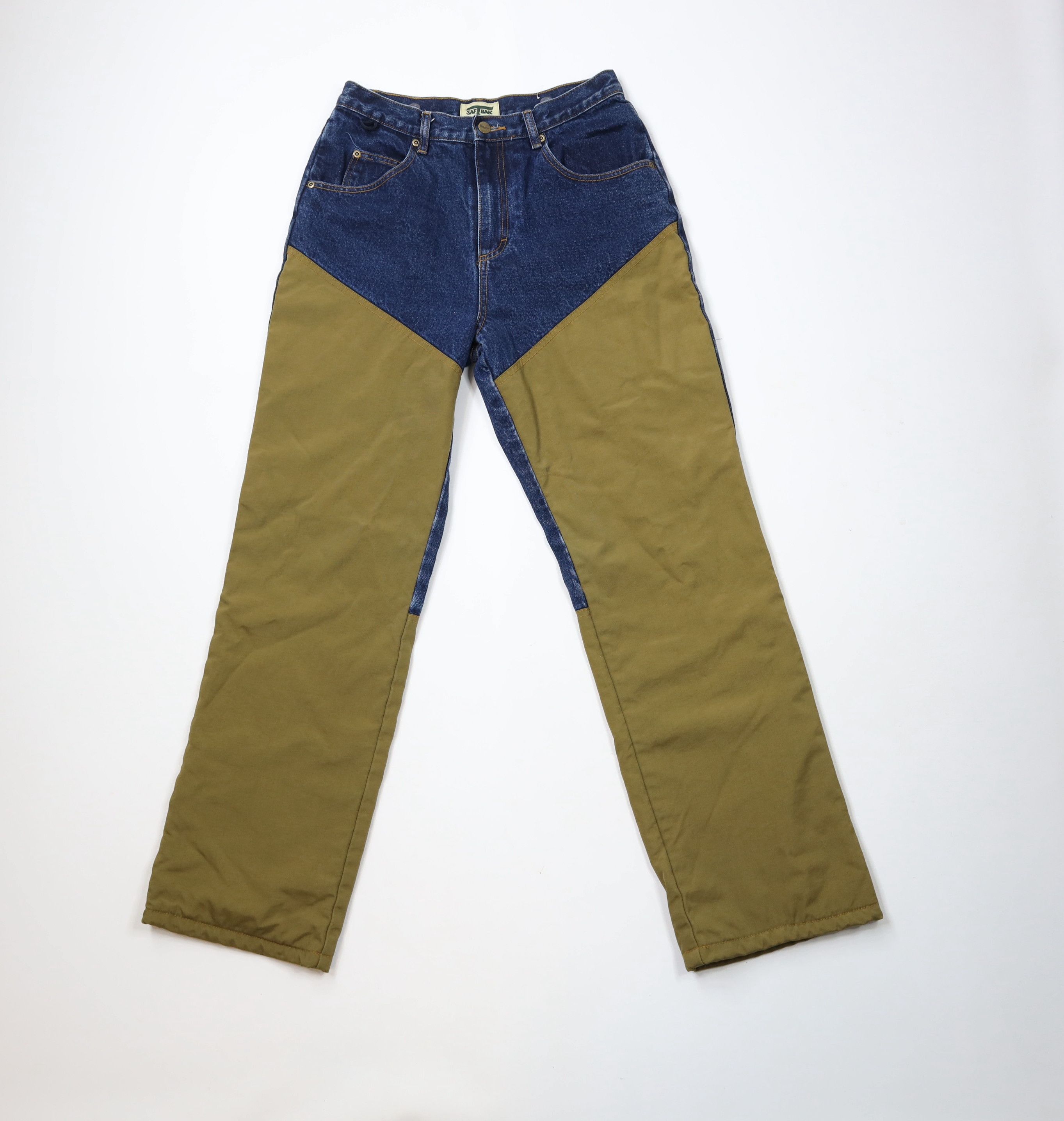 Vintage Vintage 90s Streetwear Flannel Lined Field Brush Denim Jeans Size US 30 / EU 46 - 2 Thumbnail