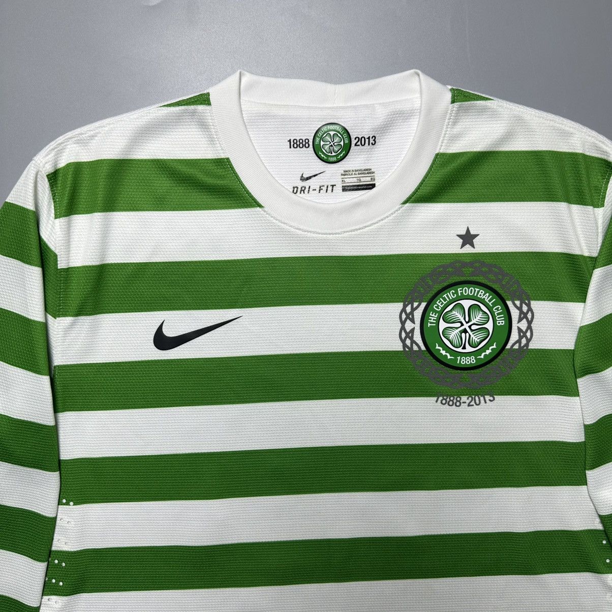 Nike CELTIC NIKE 2012/2013 FOOTBALL HOME PLAYER ISSUE JERSEY Size US XL / EU 56 / 4 - 2 Thumbnail