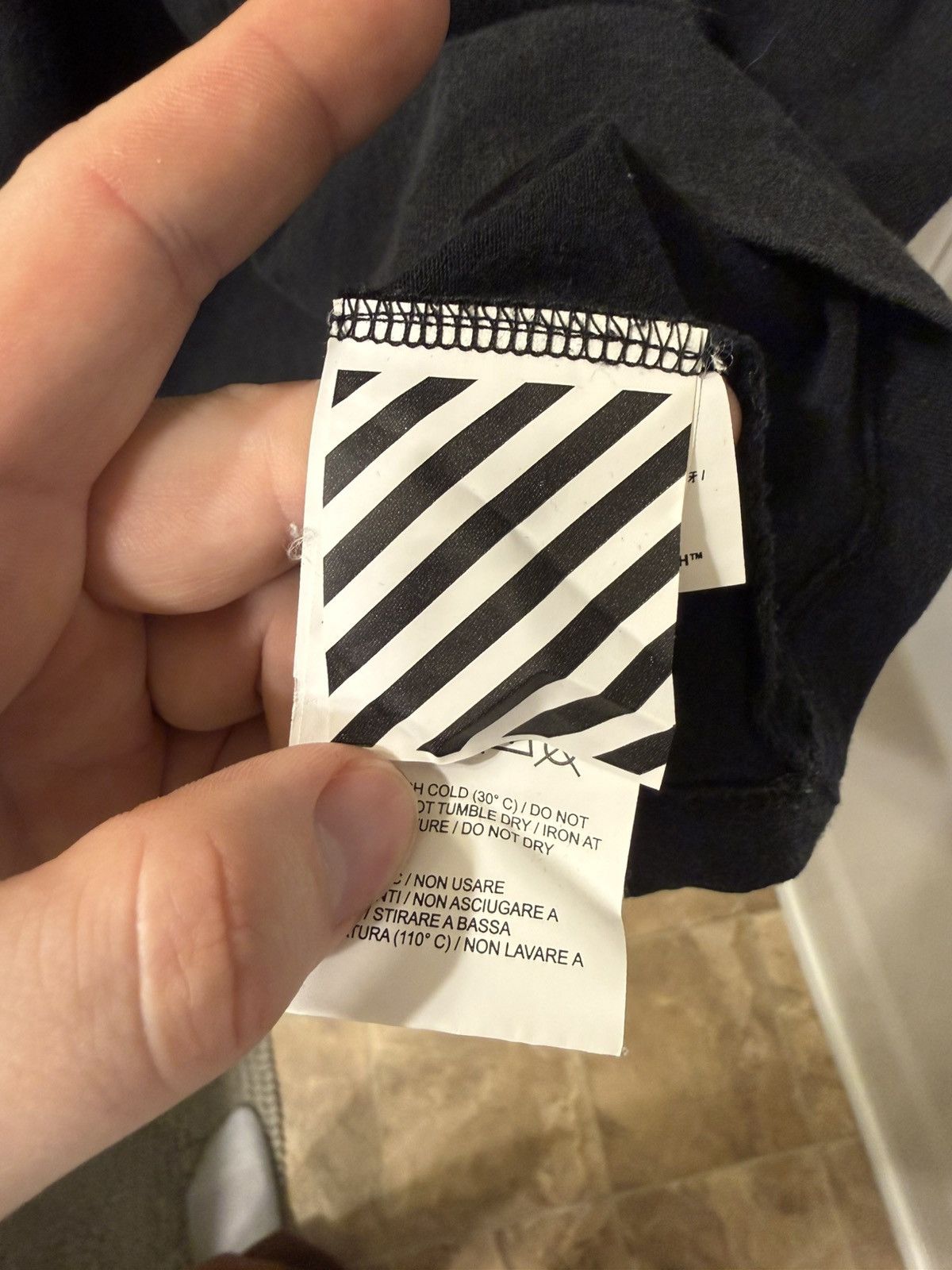 Off-White “Impressionism” black tee Size US S / EU 44-46 / 1 - 8 Thumbnail