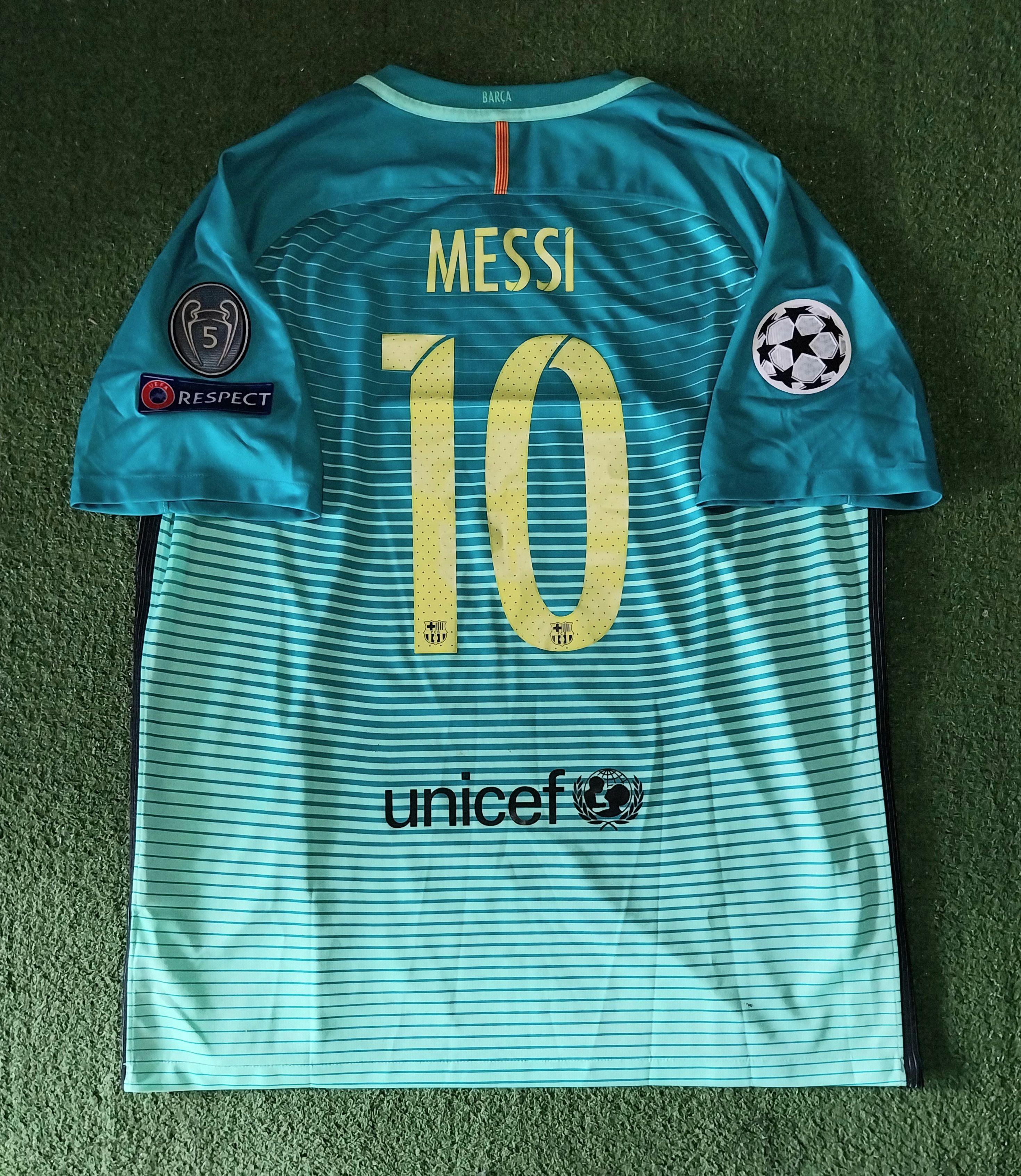 Nike Barcelona 3rd 2016/2017 lionel messi jersey football Size US XL / EU 56 / 4 - 2 Thumbnail