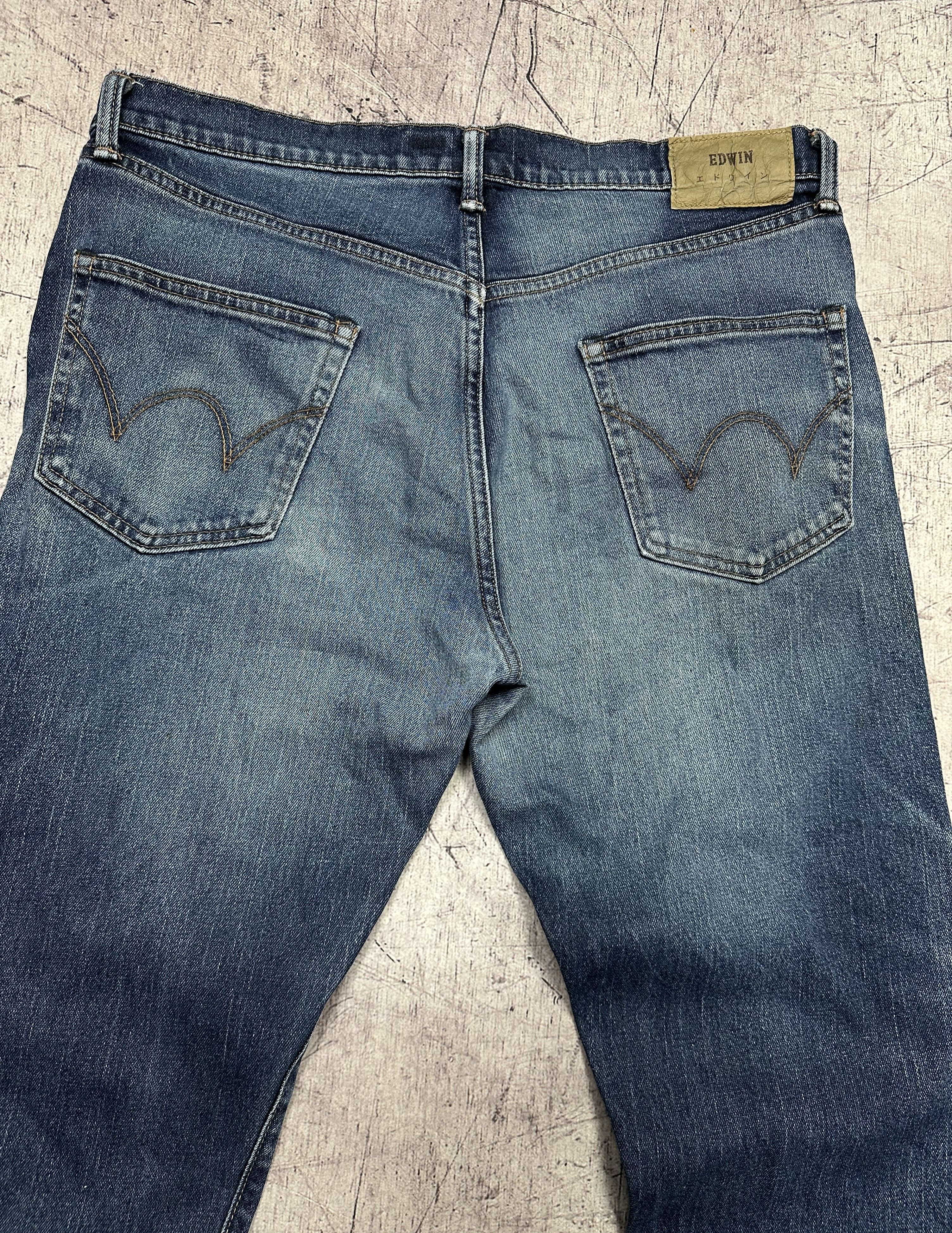 Edwin Edwin Mens Slim Tapered Denim Pants Jeans Made in Japan Size US 34 / EU 50 - 2 Thumbnail