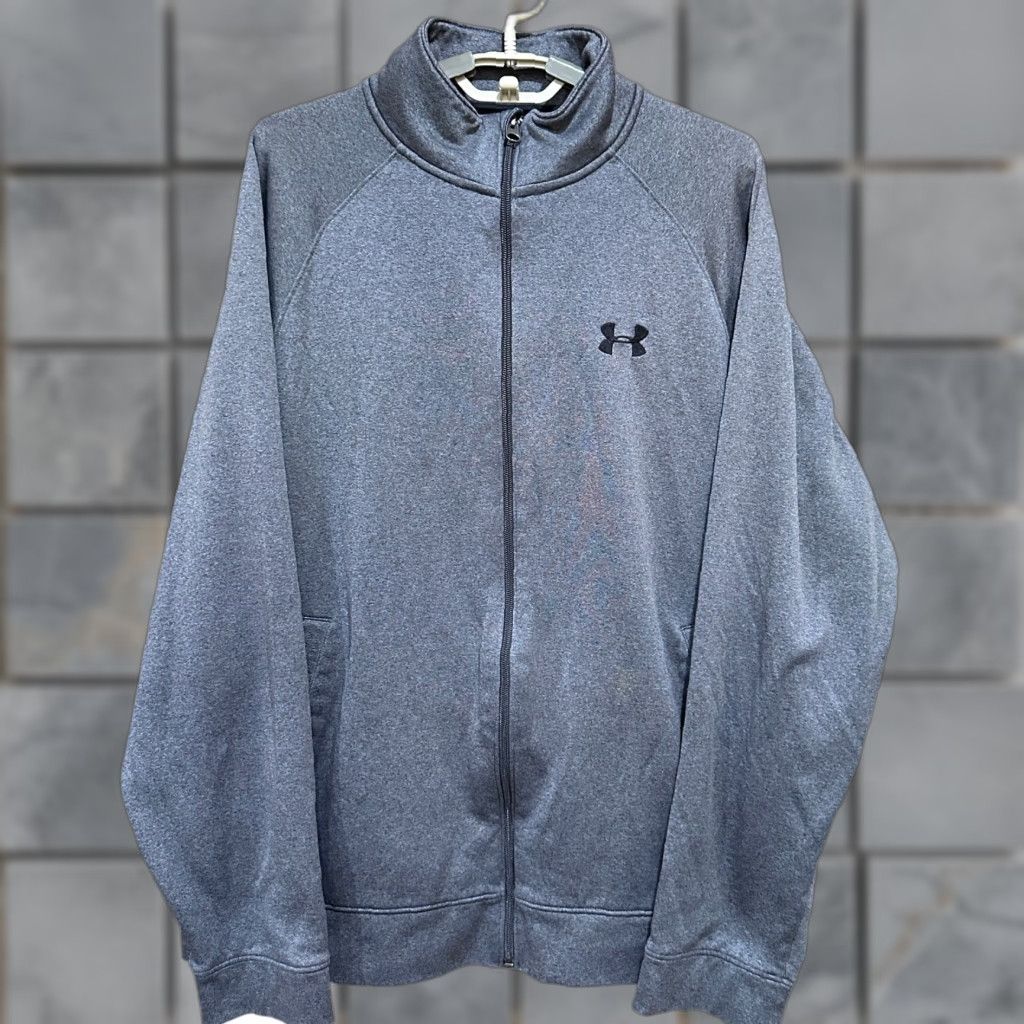 Under Armour Under Armour Jacket Mens L Gray Zip Full Lightweight Outdoors Athleisure Casual Activewear Modern Jacket Athletic Mens Size US L / EU 52-54 / 3 - 1 Thumbnail